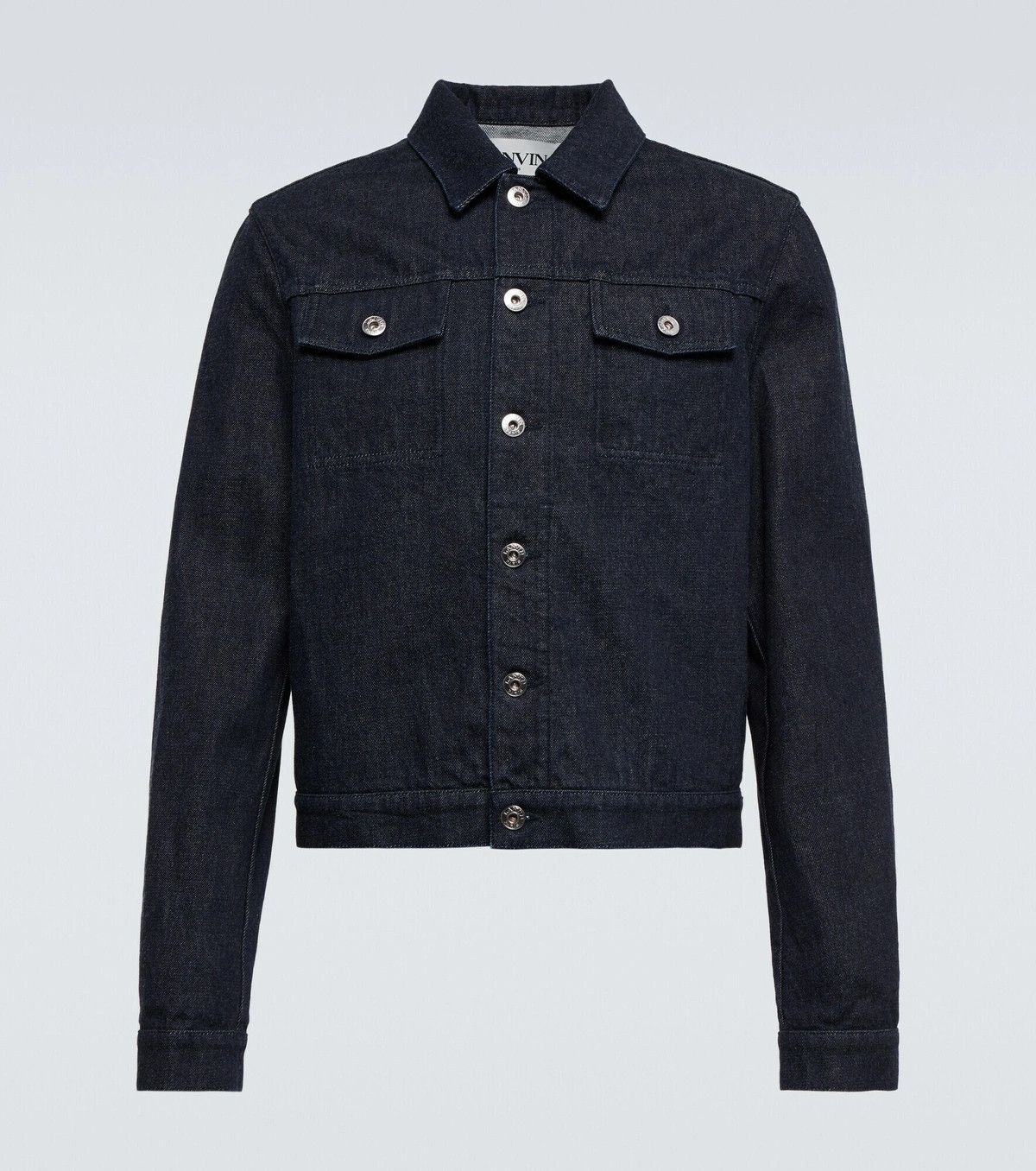 Lanvin o1y0125 Denim Jacket in Blue Size US M / EU 48-50 / 2 - 1 Thumbnail