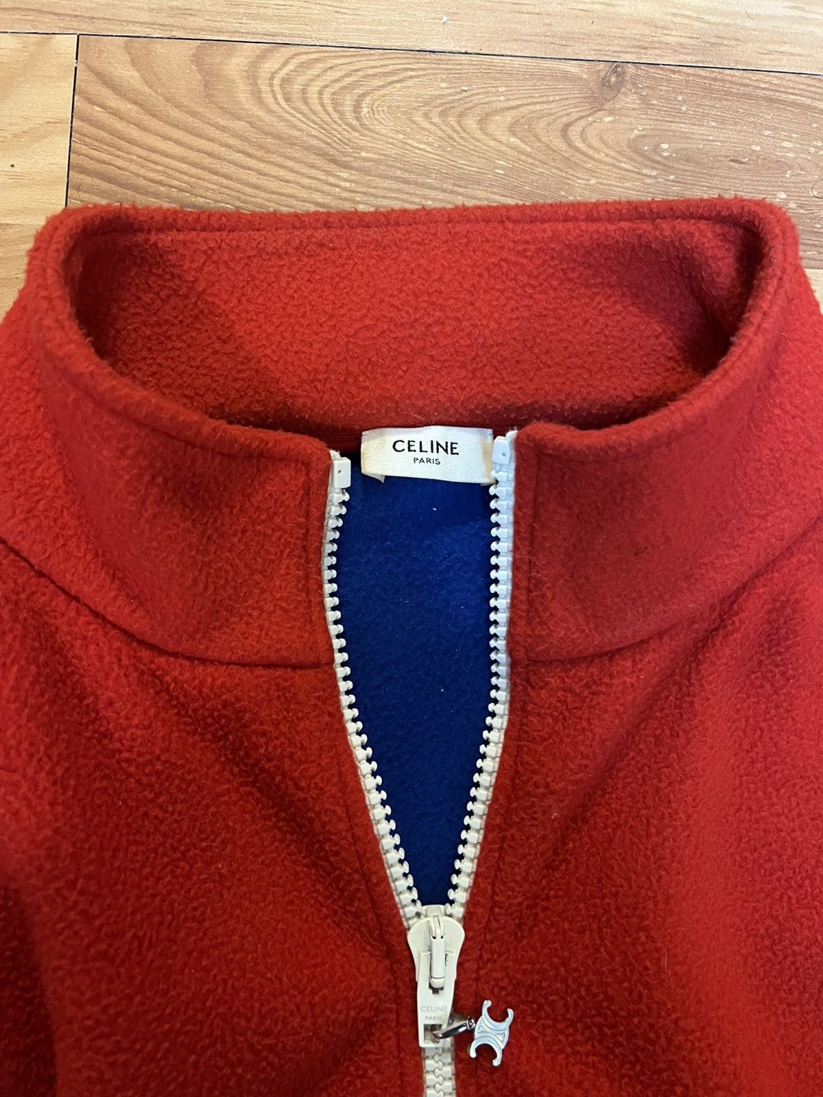 Celine Hedi Slimane Celine SS21 Dancing Kid Fleece Jacket Size US XXL / EU 58 / 5 - 4 Thumbnail