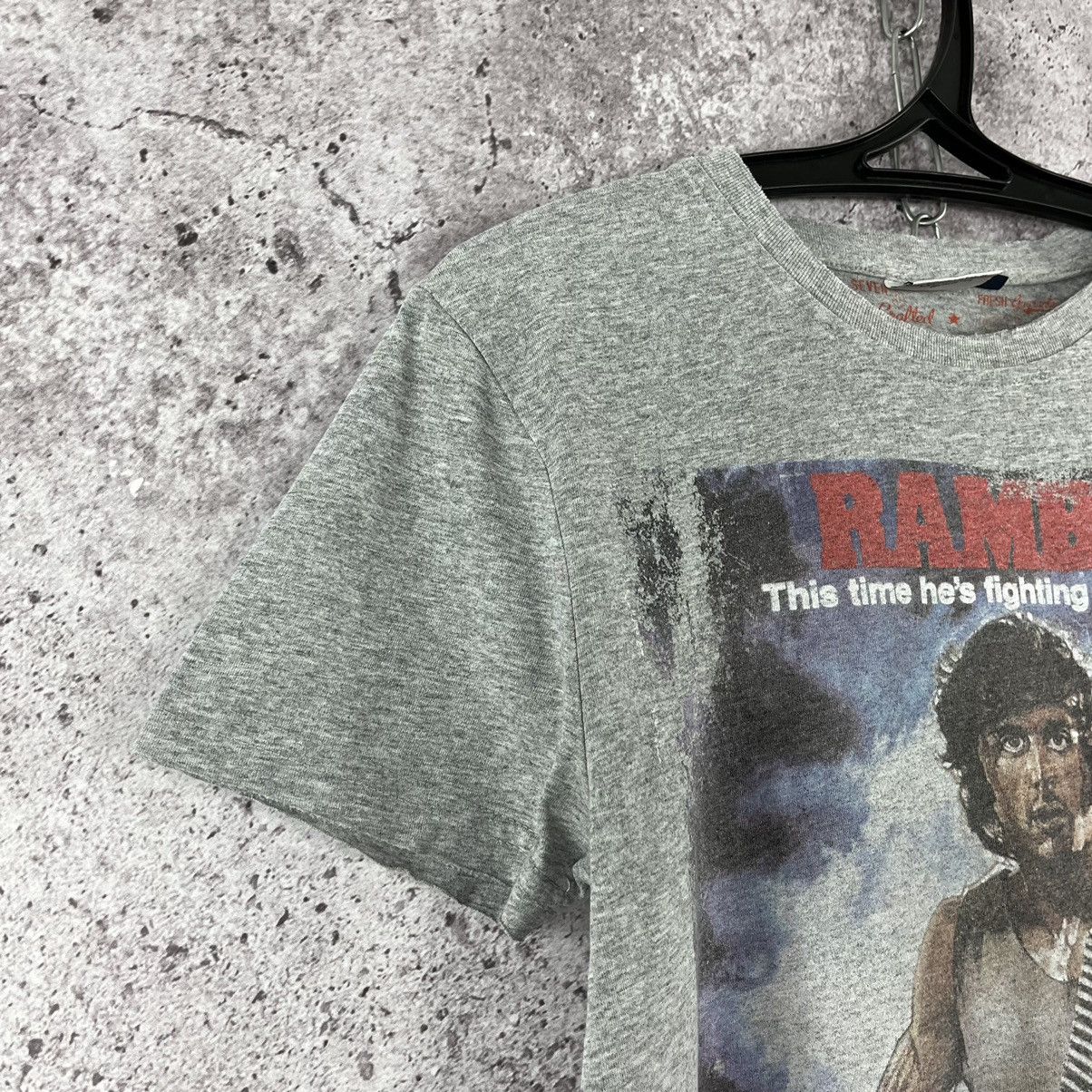 Vintage Rambo First Blood Vintage Tee Big Logo Grey Size M Size US M / EU 48-50 / 2 - 3 Thumbnail