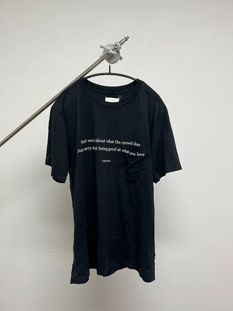Takahiromiyashita The Soloist. The Soloist Slogan Print T-Shirt 2506-Nextarrow Size US M / EU 48-50 / 2 - 1 Thumbnail
