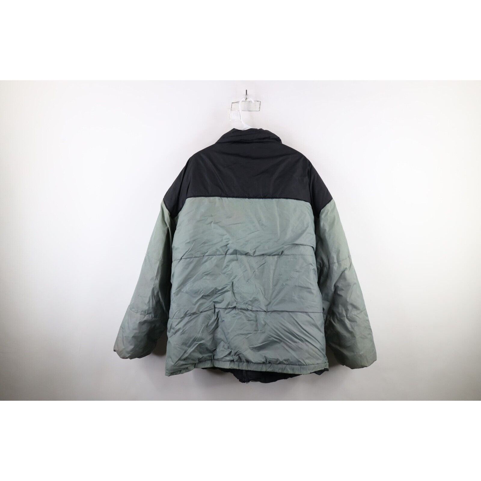 Perry Ellis × Vintage Vintage 90s Perry Ellis Faded Reversible Puffer Jacket 4XL Size US XXL / EU 58 / 5 - 14 Thumbnail