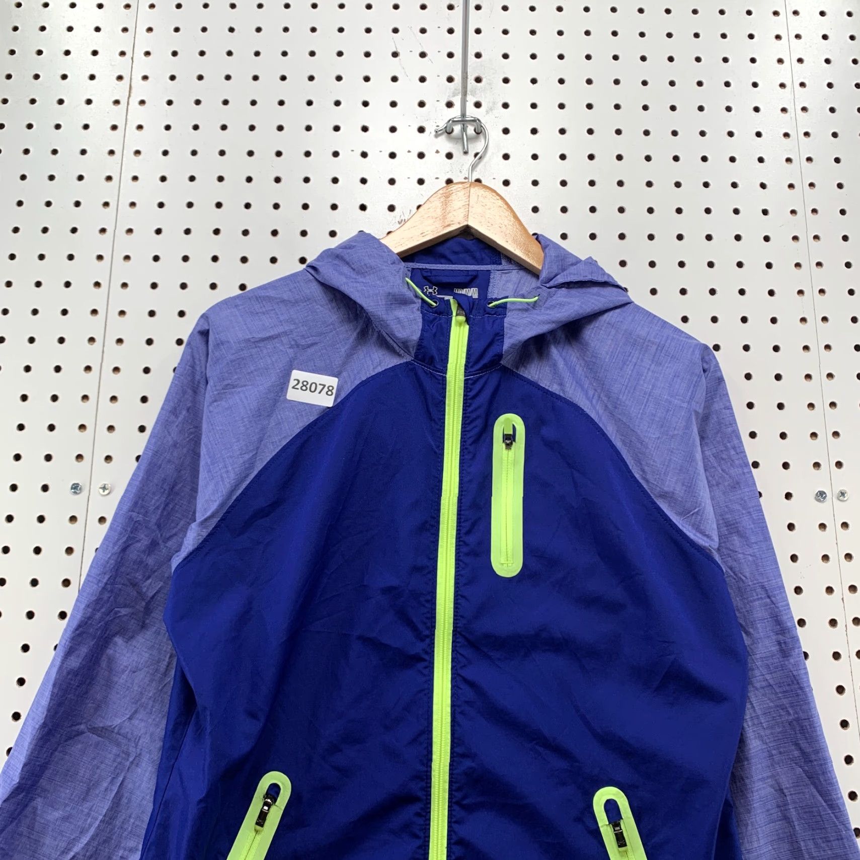 Under Armour Under Armour All Season Gear Hooded Blue Fitted Jacket Womens Medium 20x27 Run Size M / US 6-8 / IT 42-44 - 5 Thumbnail