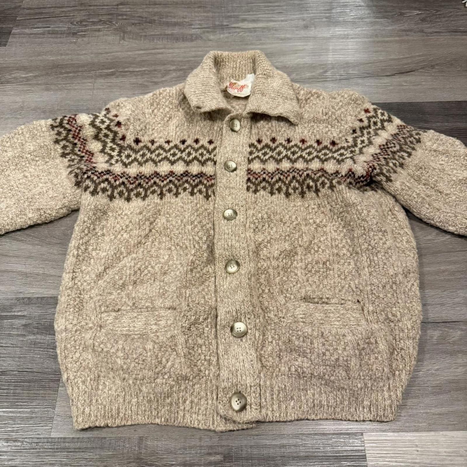 Other vintage Banff button up cardigan sweater 70s/80s S/M Size S / US 4 / IT 40 - 4 Thumbnail