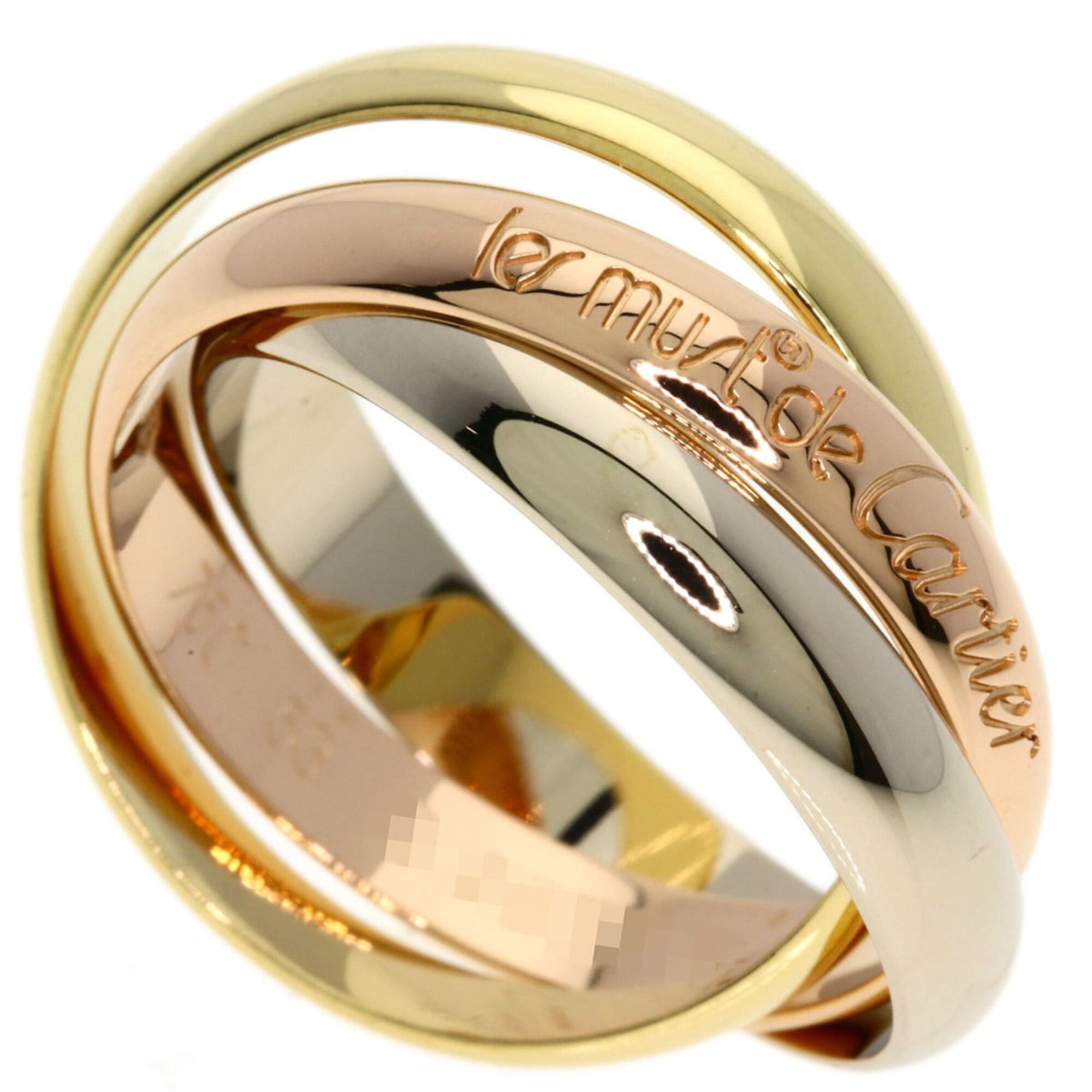Cartier Cartier Trinity #53 Ring - 18K Yellow Gold/18K Pink White Gold Women's CARTIER Size ONE SIZE - 1 Thumbnail