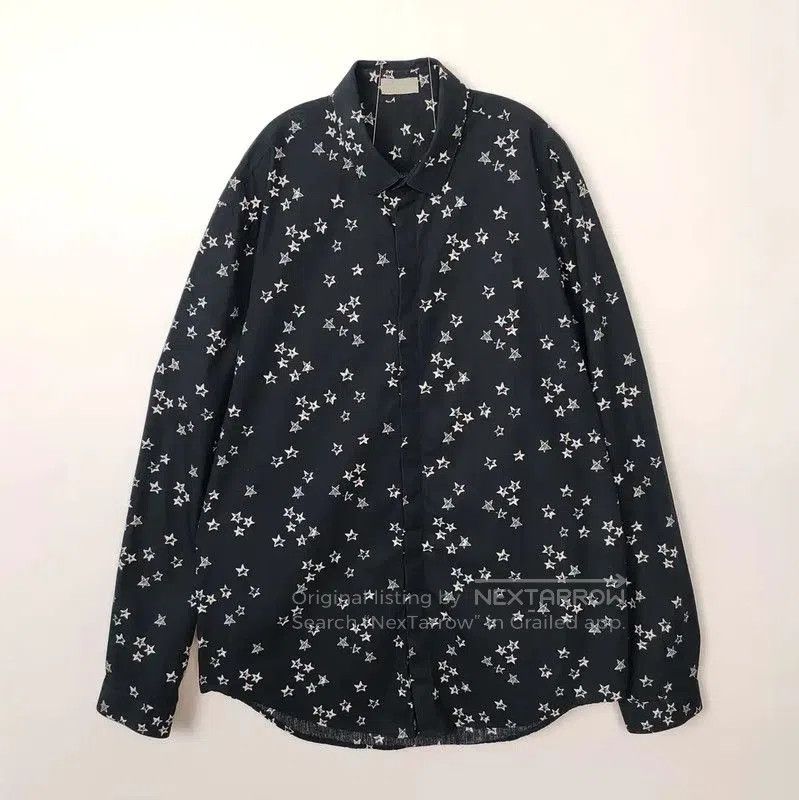Dior Dior Black Cotton Star Print Shirt for Men . Size US L / EU 52-54 / 3 - 1 Thumbnail