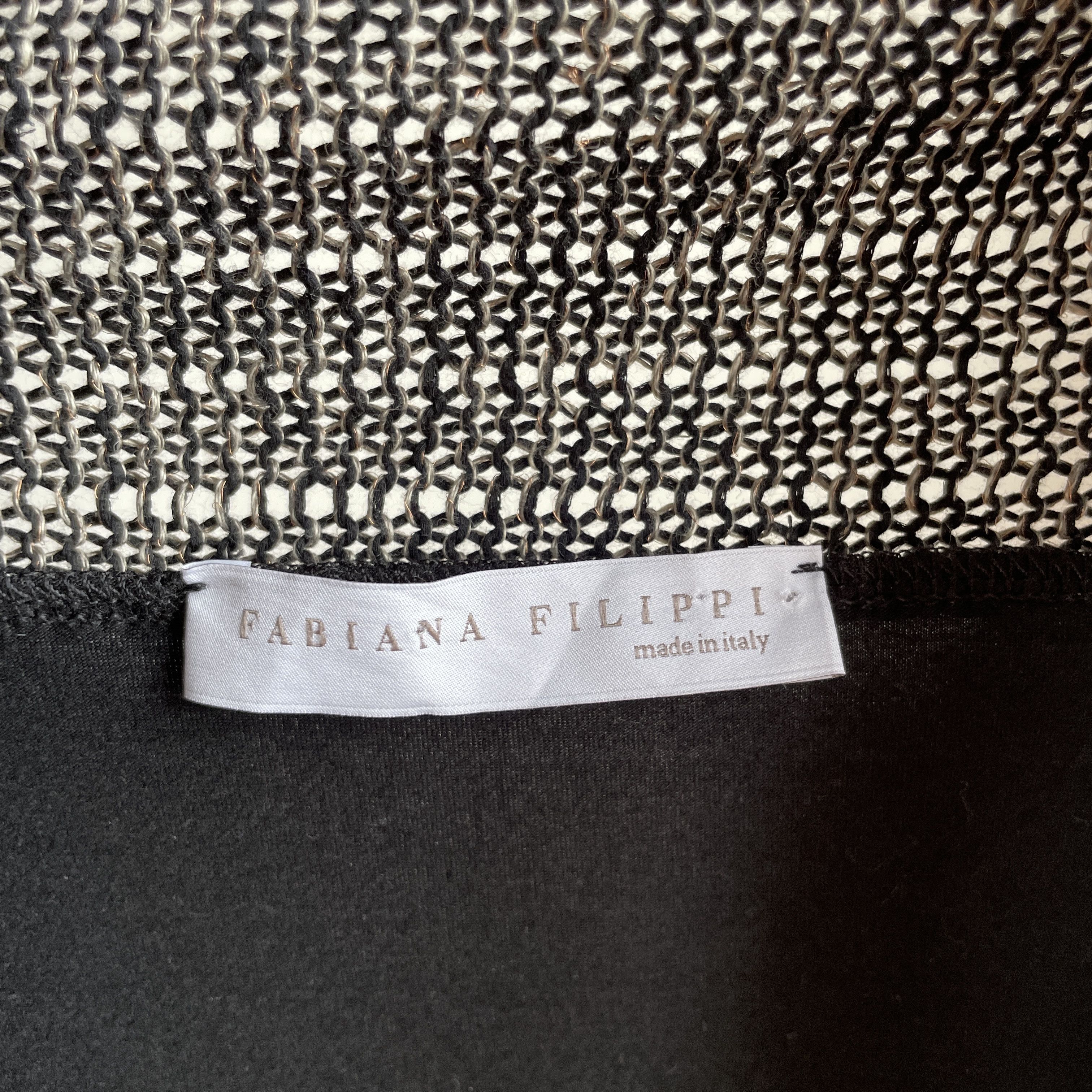 Fabiana Filippi Fabiana Filippi Womens Shawl Collar Open Front Cardigan Size M / US 6-8 / IT 42-44 - 8 Thumbnail