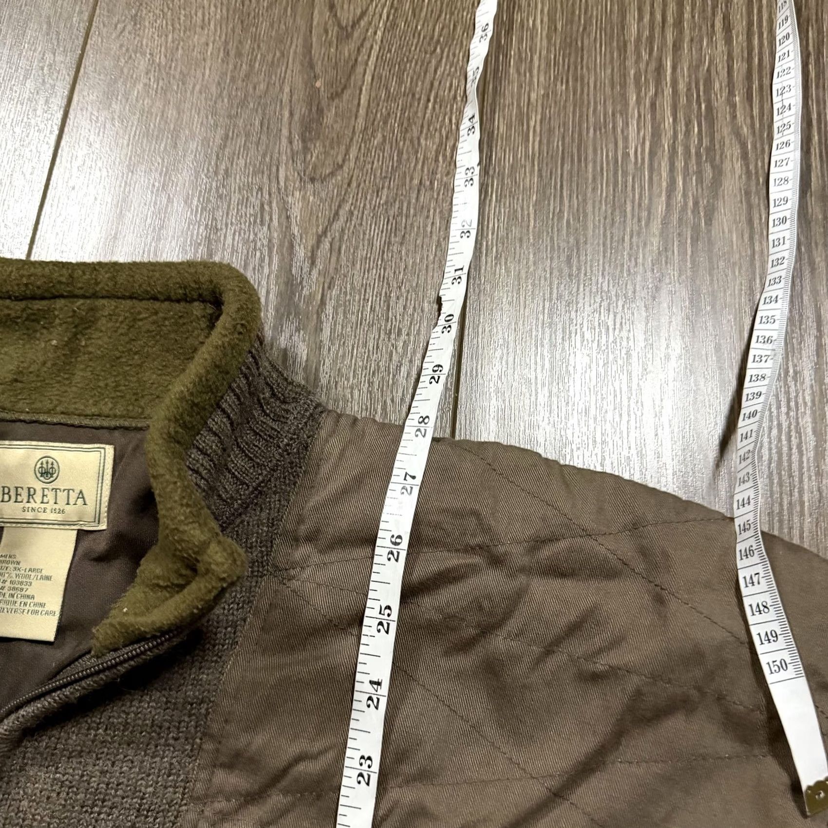 Vintage Beretta Sweater Mens 2XL Brown 1/4 Zip Shooting Hunting Pullover Outdoor Size US XXL / EU 58 / 5 - 6 Thumbnail