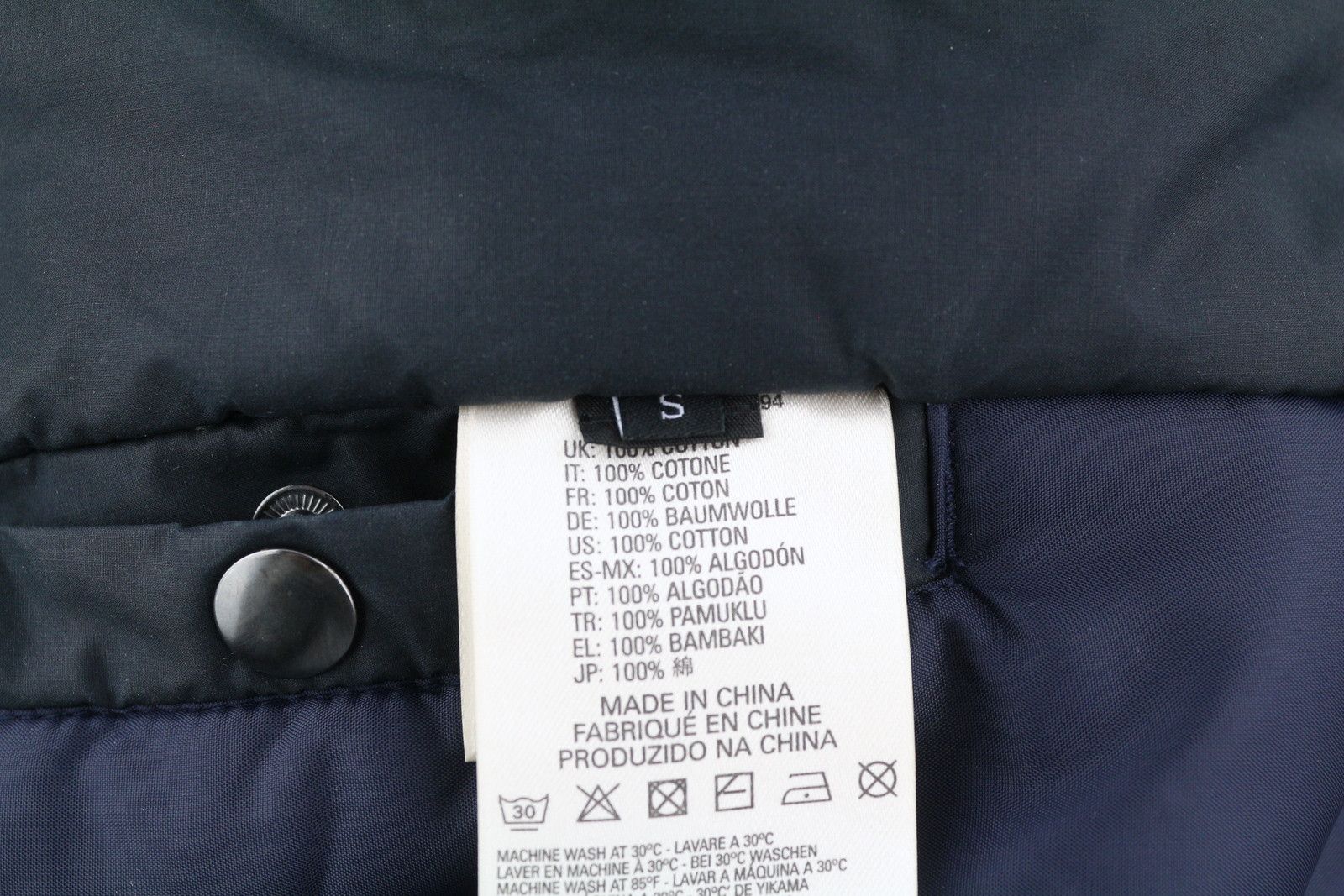 Diesel S Dark Blue Full Zip Hooded Insulated Jacket 86367 Size US S / EU 44-46 / 1 - 12 Thumbnail