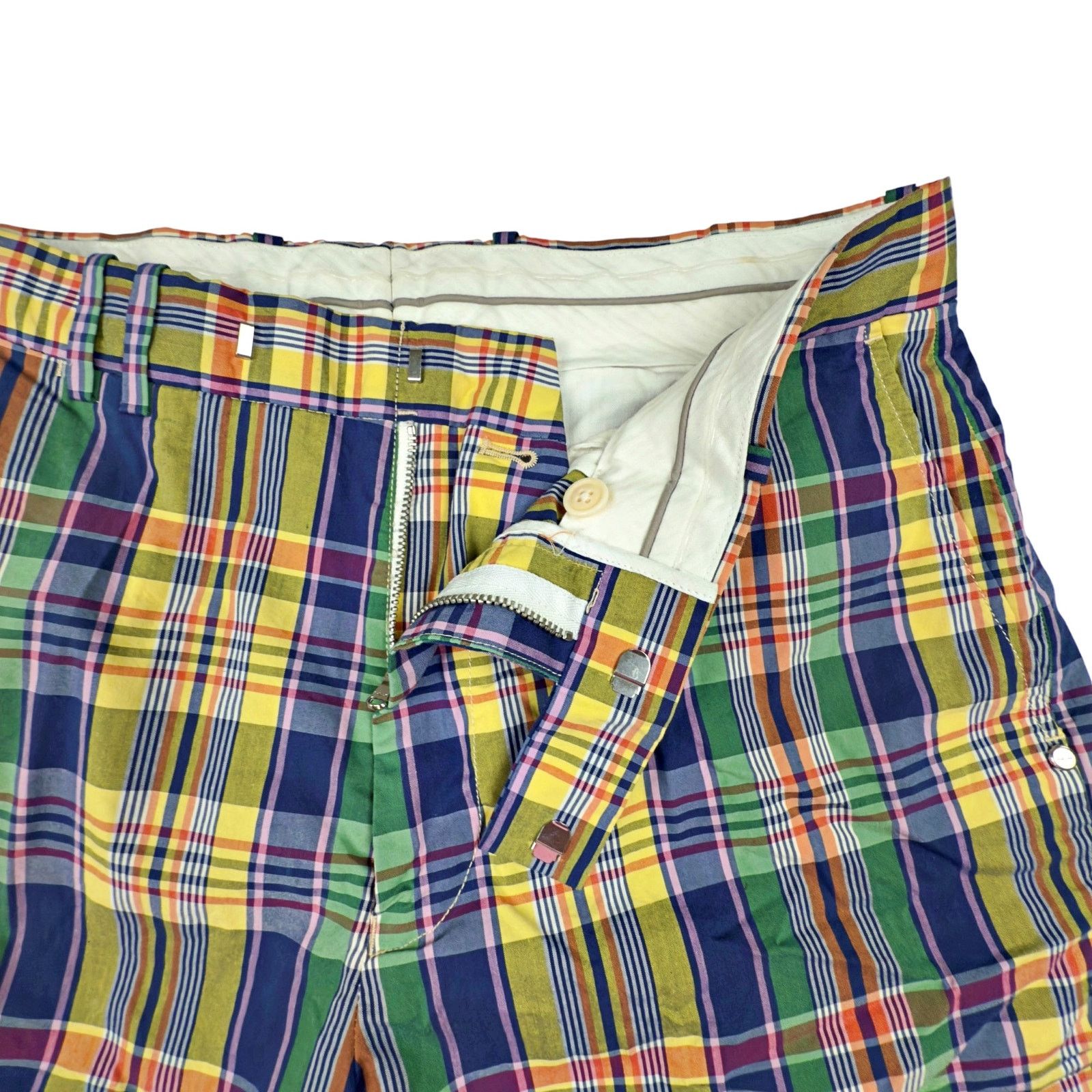 RLX Ralph Lauren RLX Ralph Lauren Madras Performance Golf Wicking Shorts Size US 32 / EU 48 - 3 Thumbnail