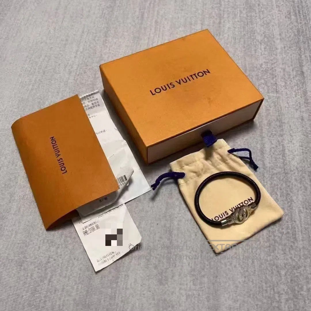 Louis Vuitton Louis Vuitton Archive Double Interlocking Bracelet| Size ONE SIZE - 1 Thumbnail