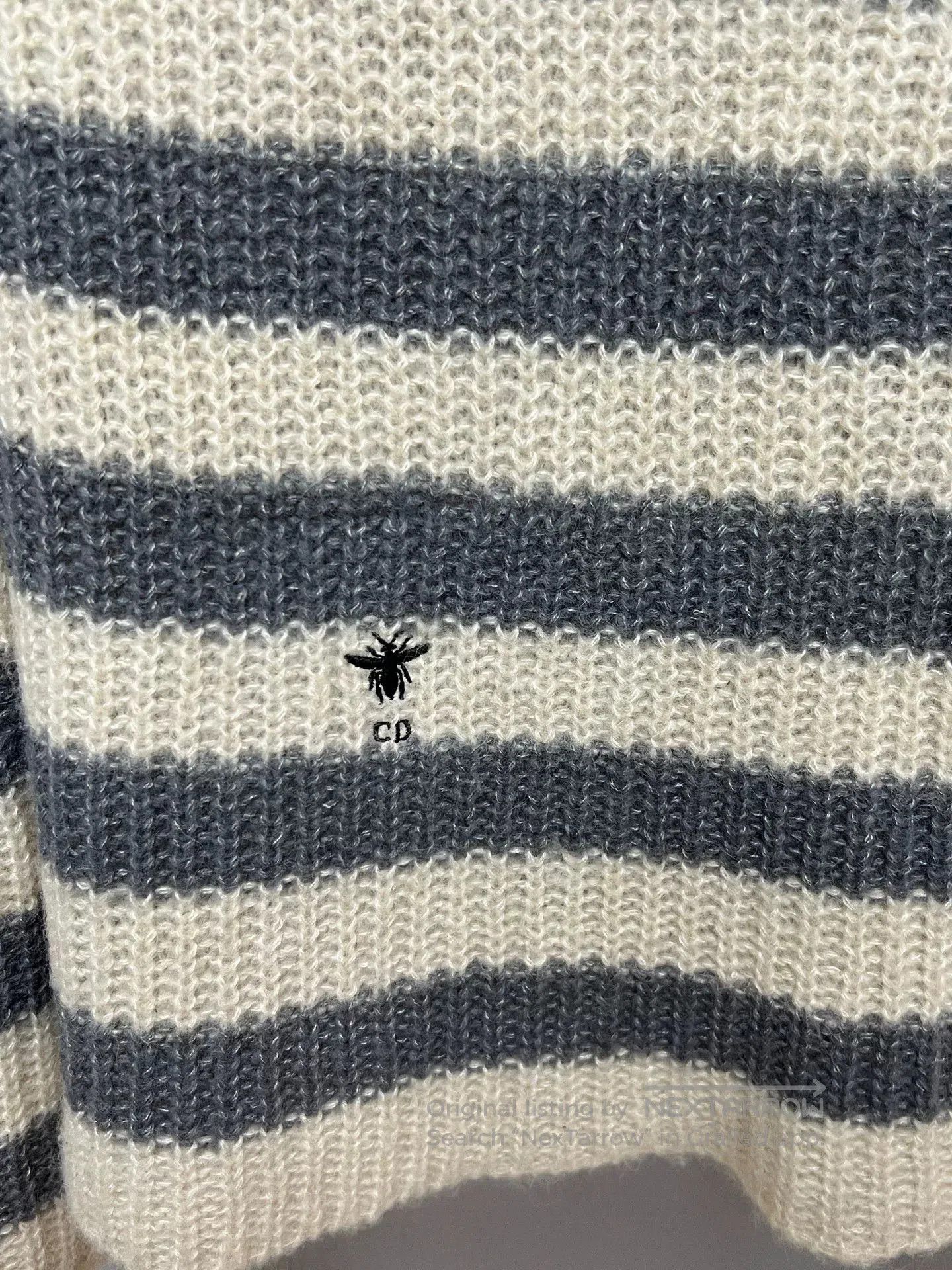 Dior dior striped knit sweater size 38. Size M / US 6-8 / IT 42-44 - 3 Thumbnail