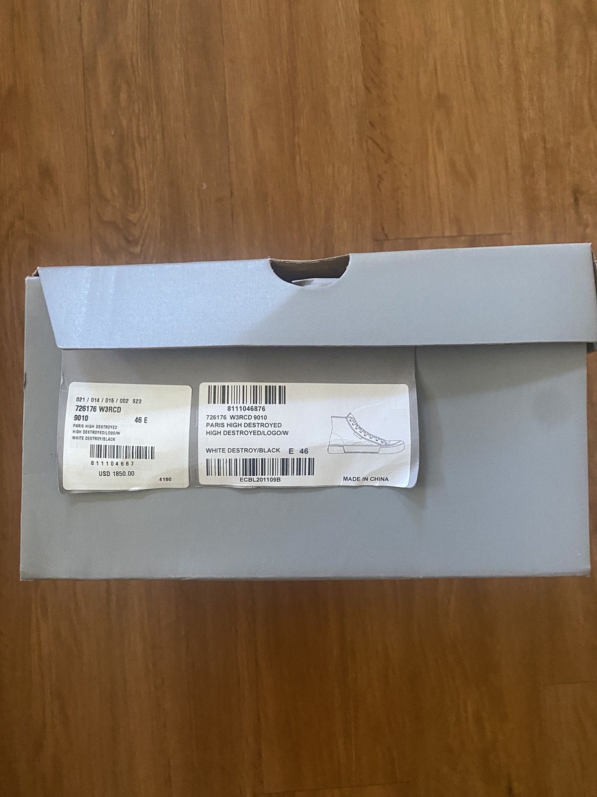 Balenciaga Destroyed Paris Sneaker Size US 13 / EU 46 - 7 Thumbnail