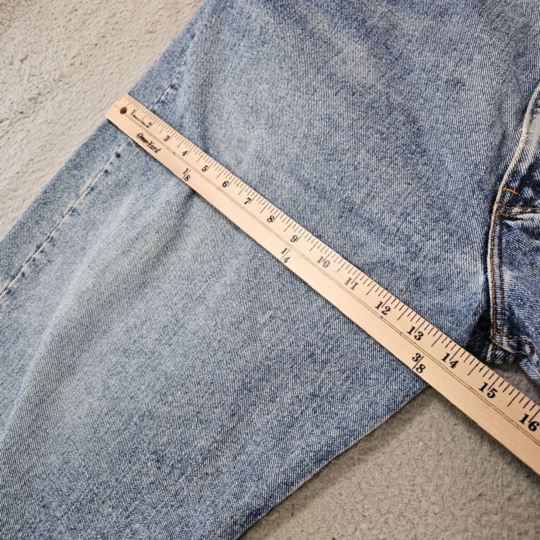 Levi's VTG Levi's 560 Jeans Men 40x28 Loose Tapered USA 90s Denim Blue Regular 5-Pocket Wide-Leg Classic Comfort Retro Mint Size US 40 / EU 56 - 5 Thumbnail