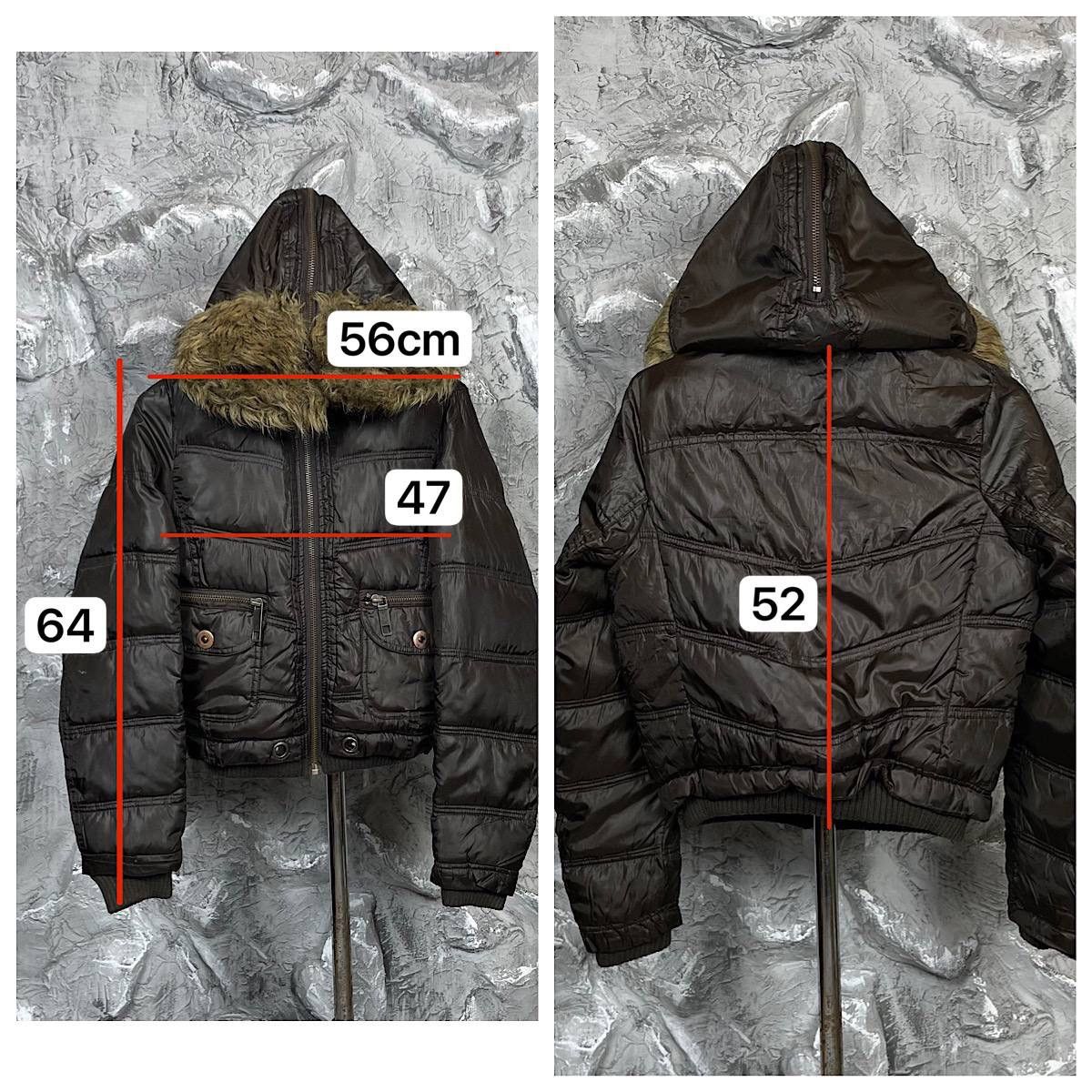 Y2K Fur Zip Hood Bomber Jacket Hysteric Glamour Japan Style