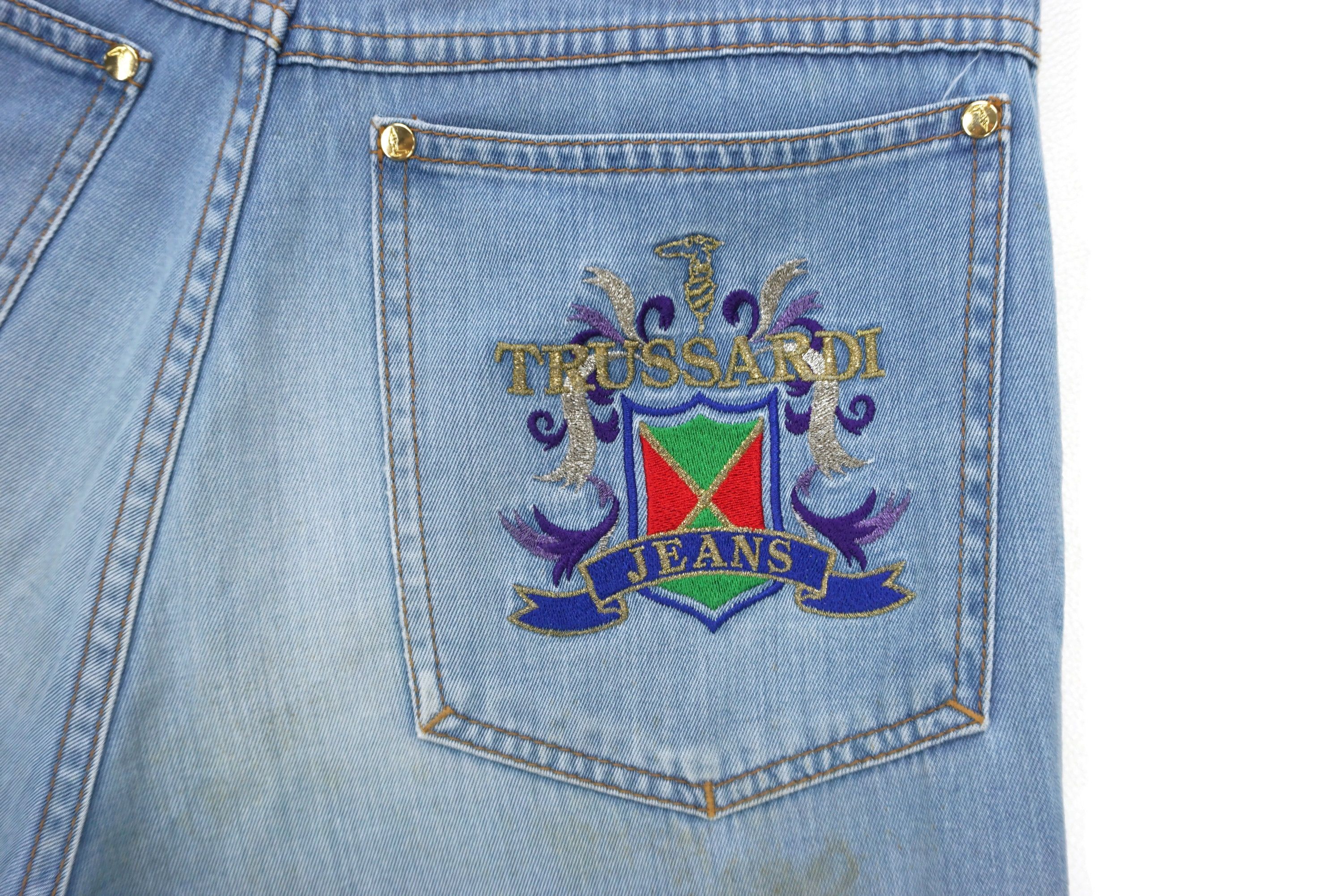 Trussardi Vintage Trussardi Jeans W29xL33 High Waisted Dirty Denim Size US 29 - 9 Thumbnail