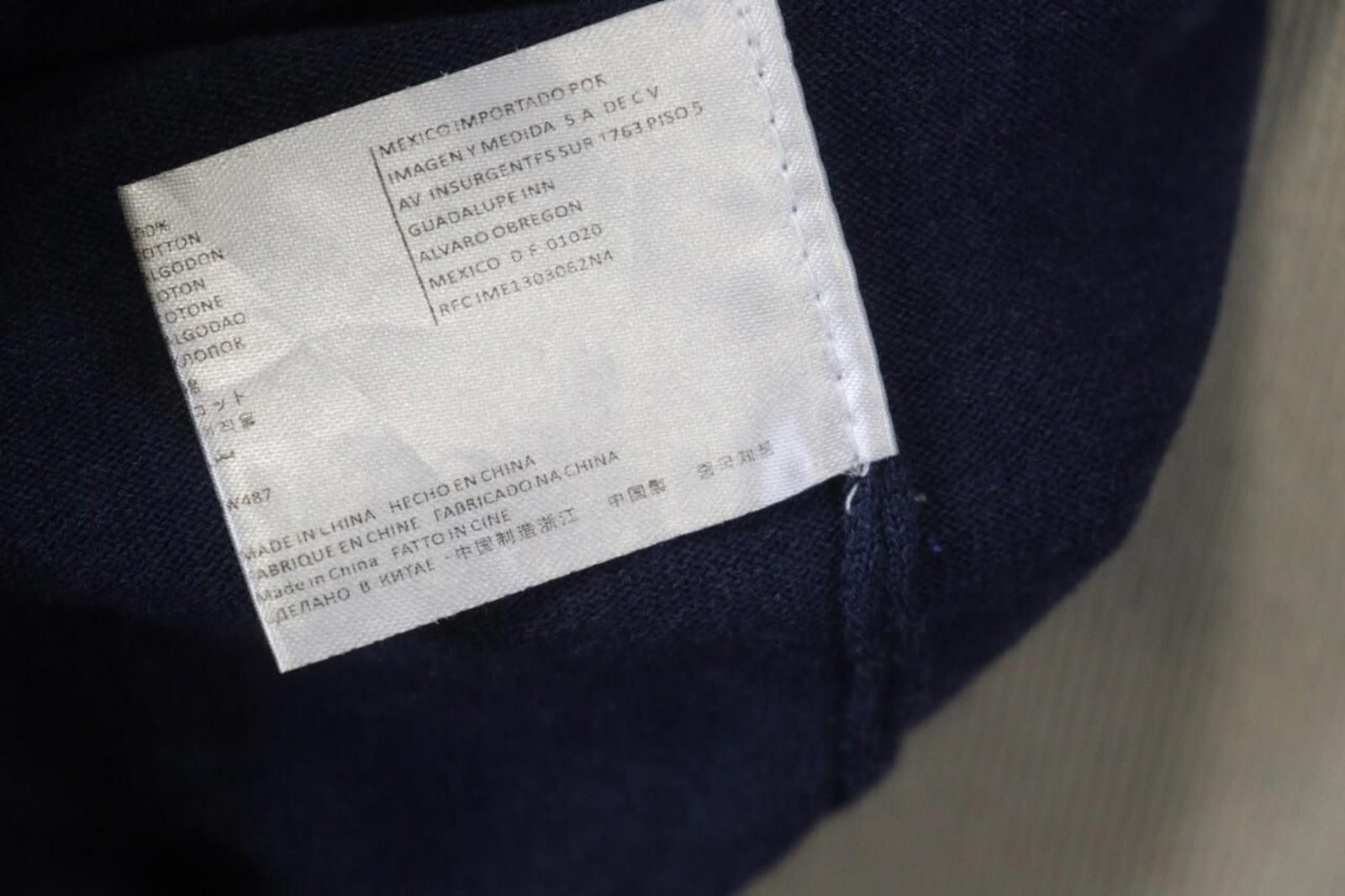 Suitsupply SUITSUPPLY Navy Cotton V-Neck Button Front Cardigan Size L Size L / US 10 / IT 46 - 12 Thumbnail