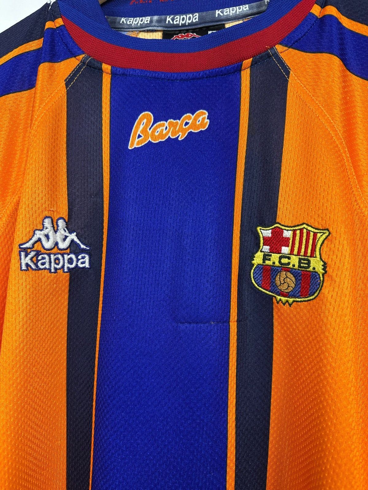 Kappa × Vintage 1997/98 Vintage Kappa FC Barcelona Away Soccer Jersey Size US M / EU 48-50 / 2 - 11 Thumbnail