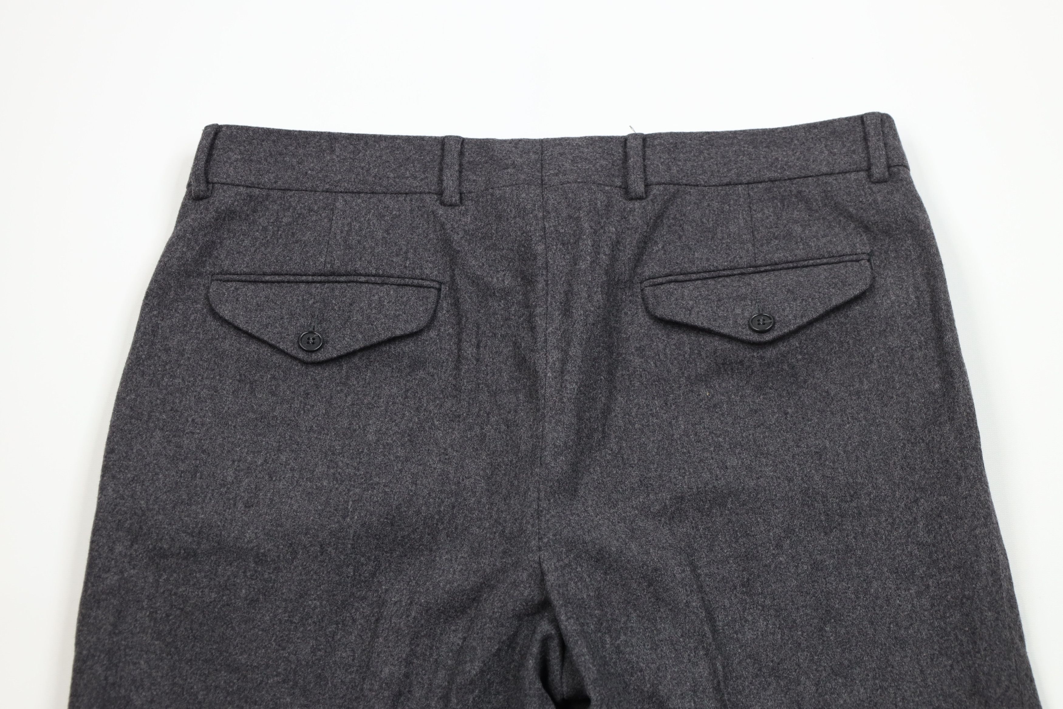Paul & Shark Paul & Shark Guabello Wool Wide Leg Chino Pants Gray Size US 36 / EU 52 - 11 Thumbnail