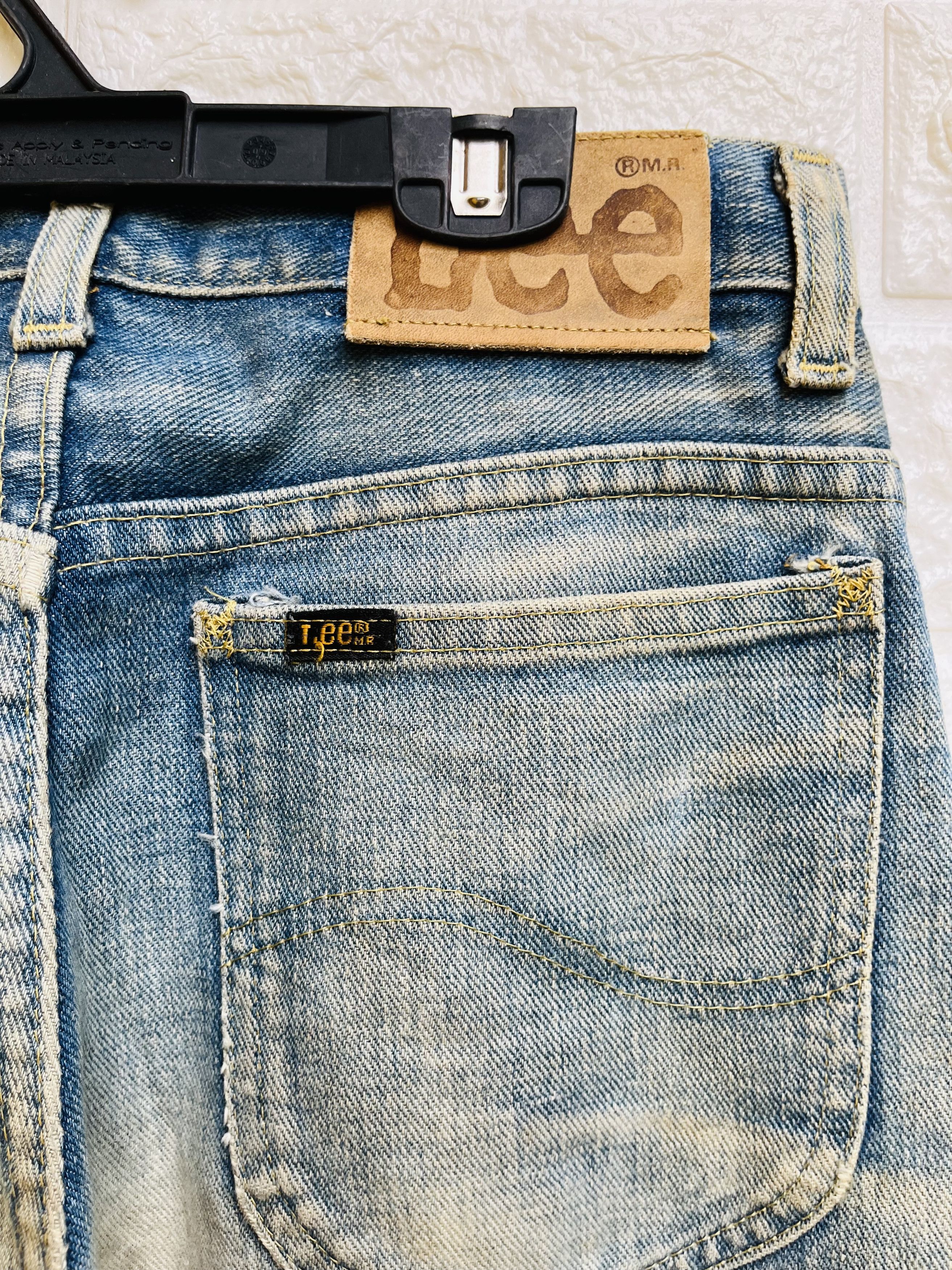 Lee × Vintage Vintage 80s LEE Rider Distressed Designer Fashion Style Size US 27 - 10 Thumbnail