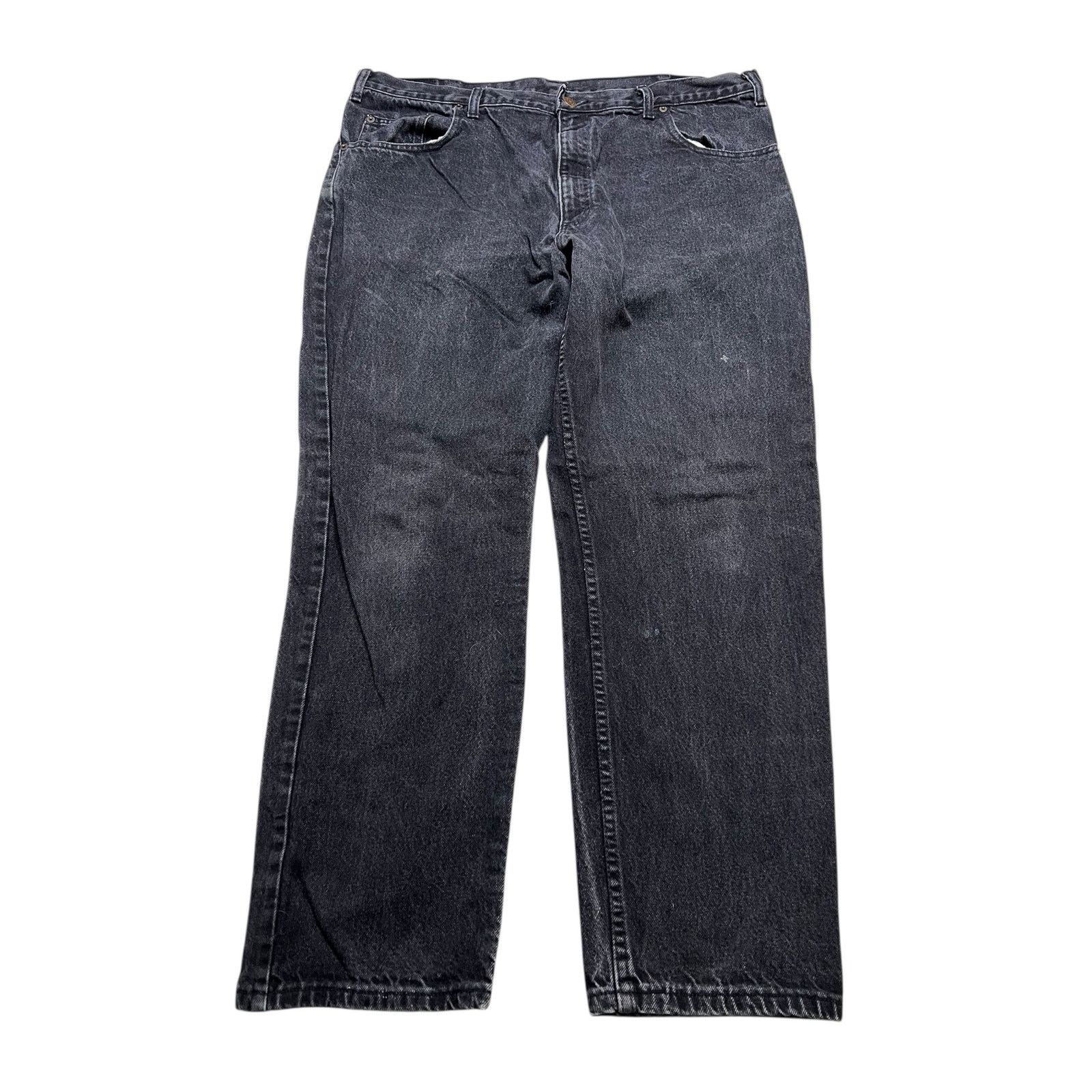 Vintage Vintage 90s Arizona Jeans Co Black Denim Jeans 40x30 USA. Size US 40 / EU 56 - 1 Thumbnail