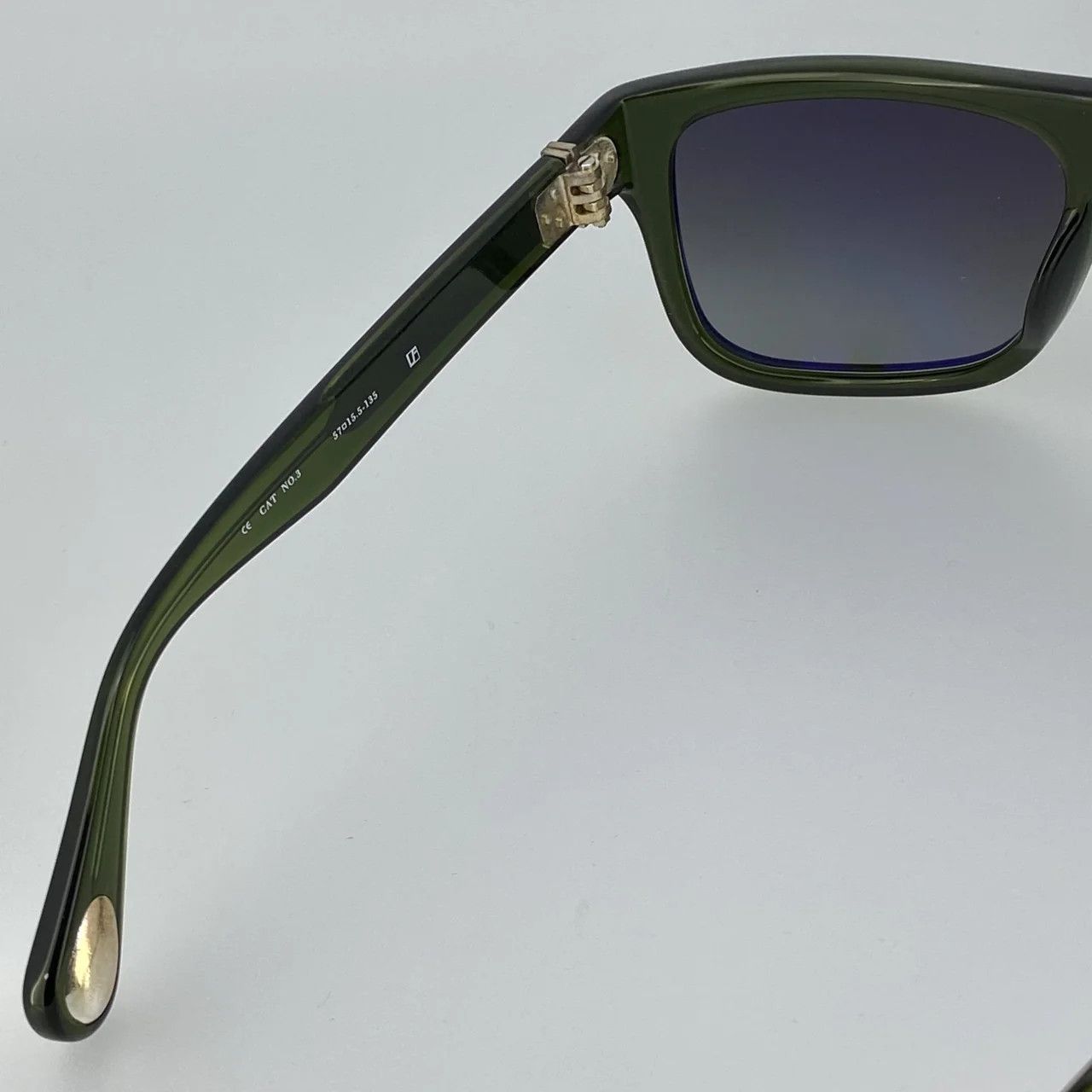Ann Demeulemeester Ann Demeulemeester Sunglasses Flat Top Green Size ONE SIZE - 9 Thumbnail