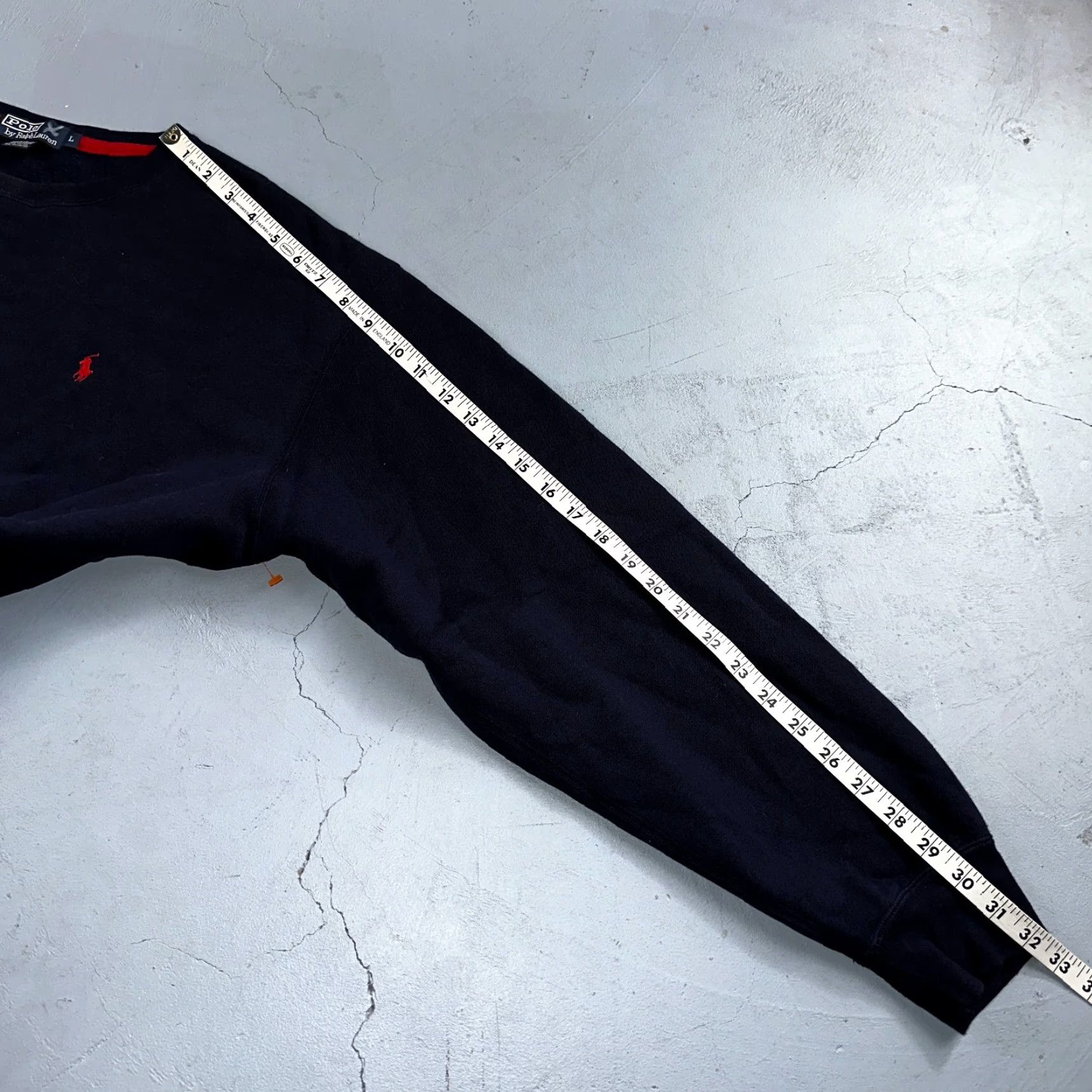 Polo Ralph Lauren VINTAGE Polo Ralph Lauren Sweatshirt Men L Blue Crewneck 90s Pony Embroidered Pullover Shirt Size US L / EU 52-54 / 3 - 7 Thumbnail