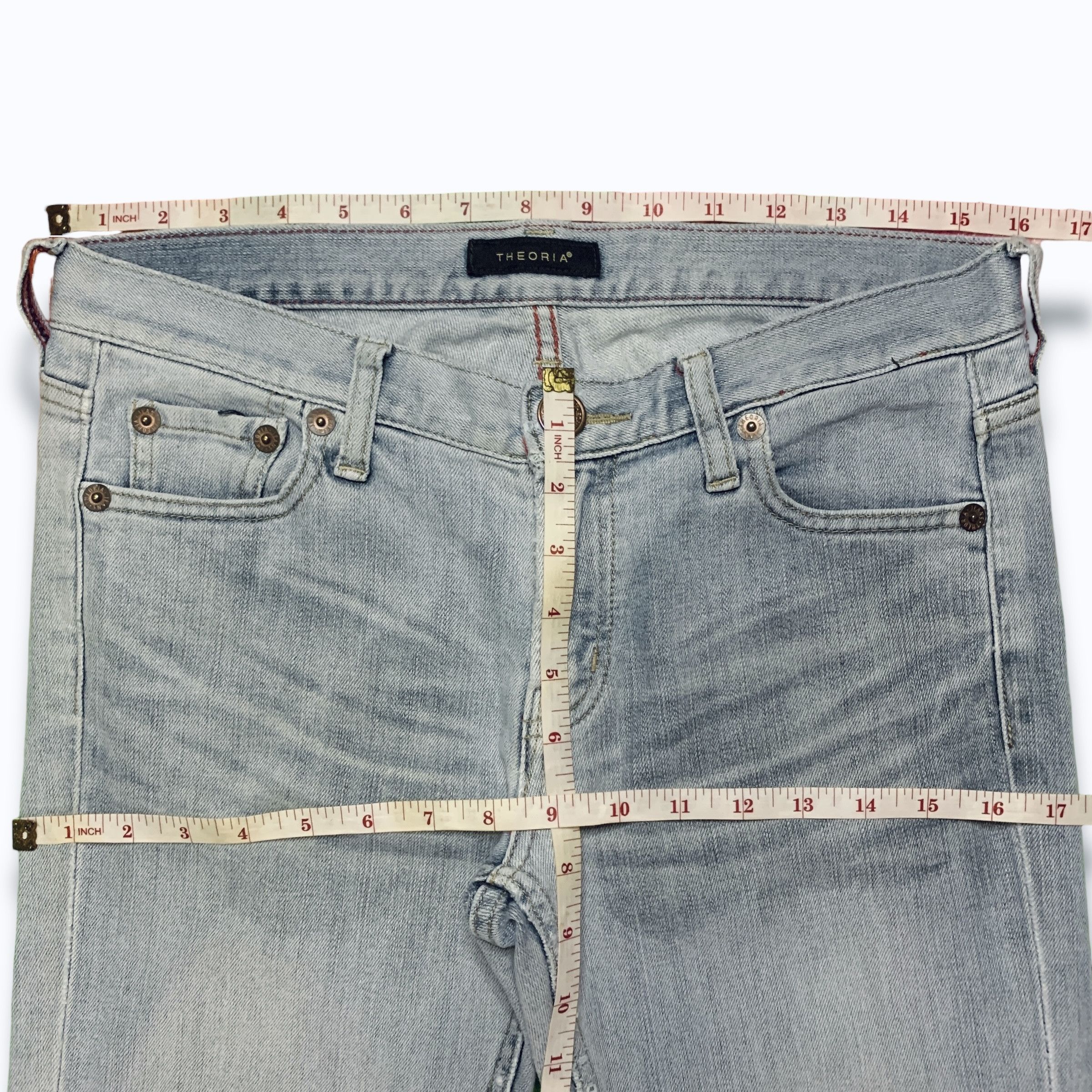 Japanese Brand Vintage Japanese Brand Light Wash Distressed Flare Jeans Size US 32 / EU 48 - 8 Thumbnail