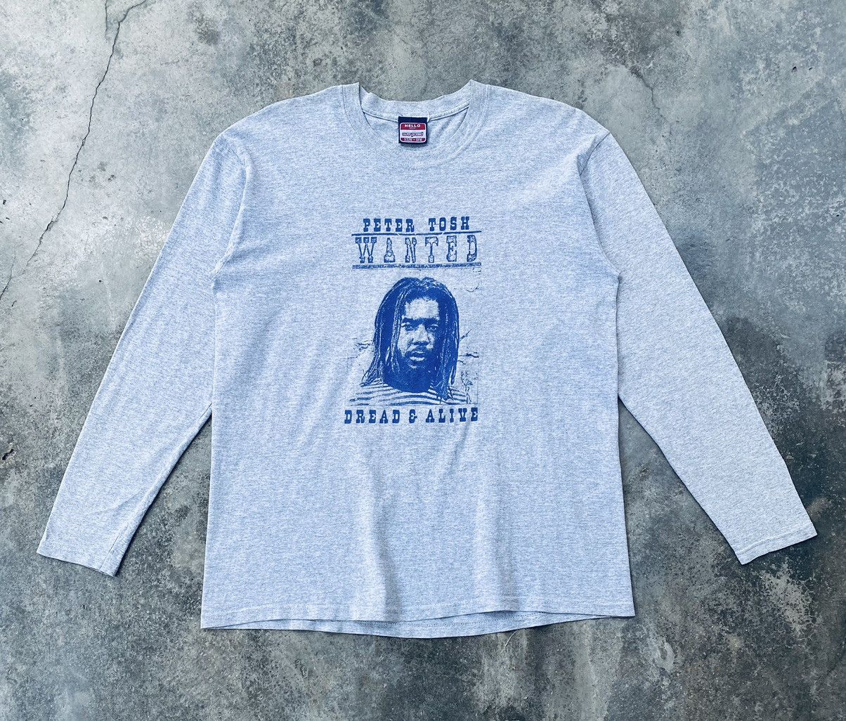 Band Tees Vintage Peter Tosh Dread Alive Long Sleeve Size US L / EU 52-54 / 3 - 1 Thumbnail
