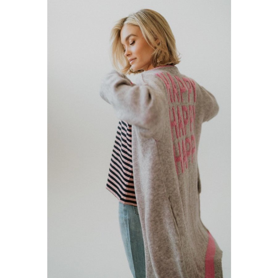 Other NWT Happy Happy Happy Anniewear Varsity Oversized Cardigan Size L / US 10 / IT 46 - 8 Thumbnail
