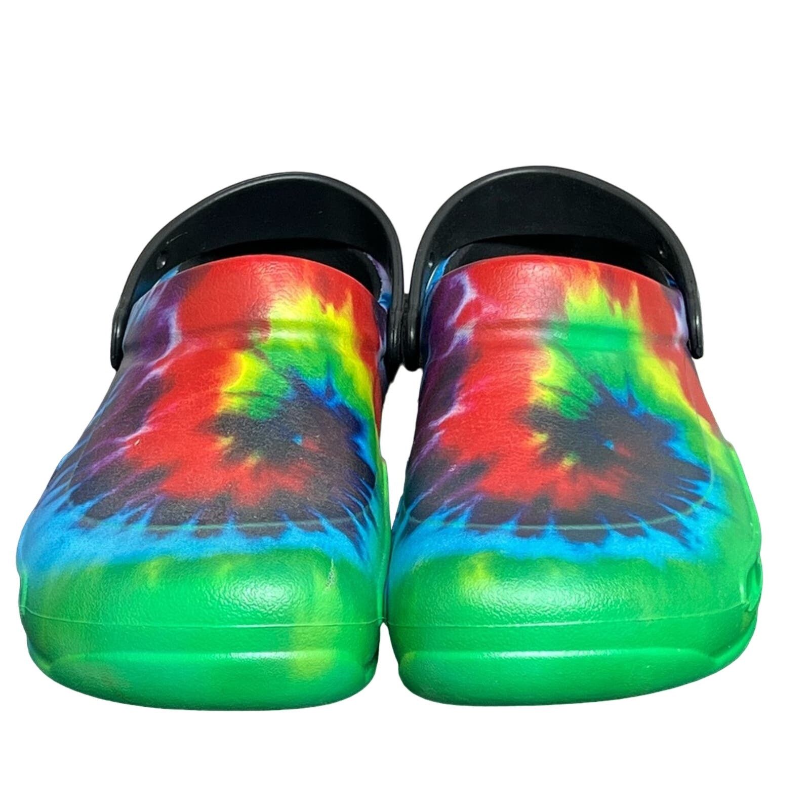 Crocs Crocs Slip Resistant Tie Dye Mens SZ 10 WMN SZ 12 WORN ONCE Size US 10 / EU 43 - 3 Thumbnail