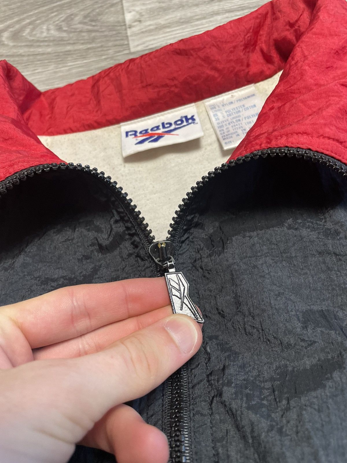 Reebok Vintage Reebok Nylon Track Jacket Oversized Fit 90s Size US M / EU 48-50 / 2 - 8 Thumbnail