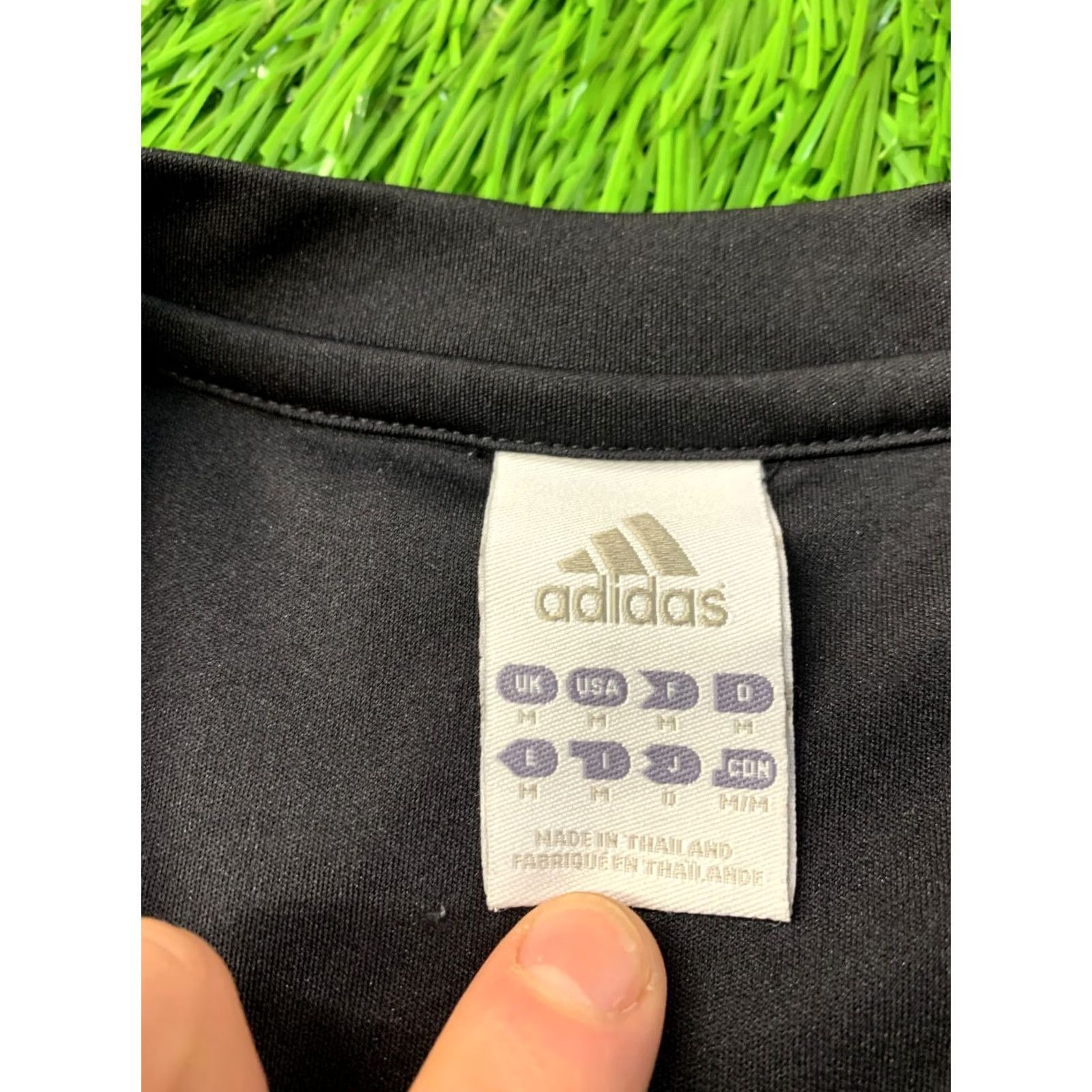 Adidas ADIDAS Performance T-Shirt Football Jersey M Black and White Mens 2011 Tabela Football Sleeve Short Vintage No Size US M / EU 48-50 / 2 - 6 Thumbnail