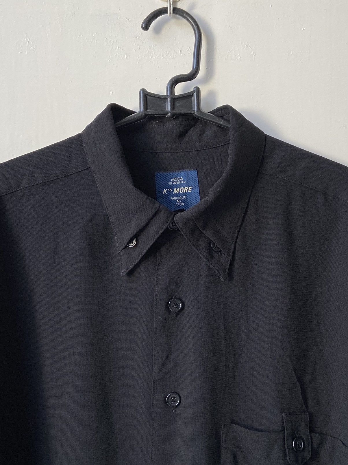 Isamu Katayama Backlash K’S Kadoya MORE MODA BASIC Black Shirt Size US L / EU 52-54 / 3 - 13 Thumbnail