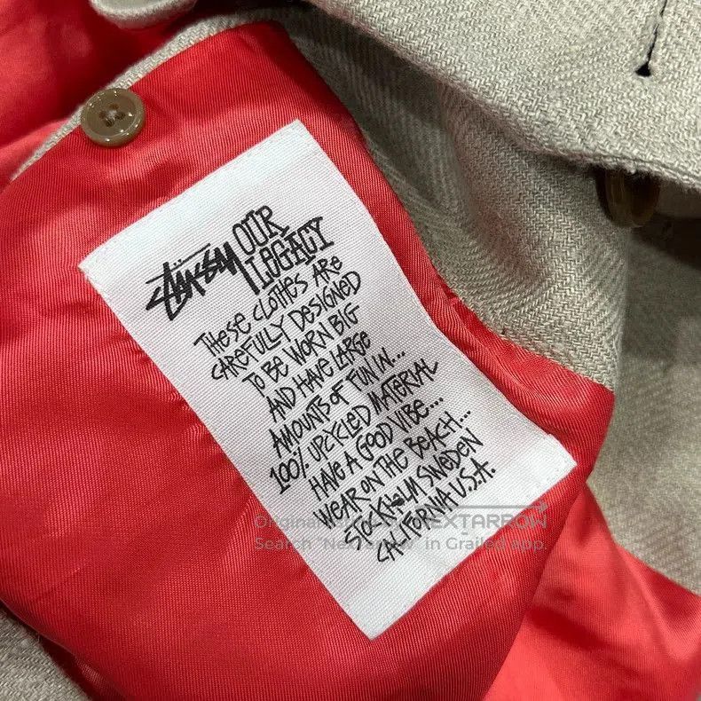 Our Legacy Stussy Ourlegacy Linen Casual Suit Jacket. Size US L / EU 52-54 / 3 - 5 Thumbnail