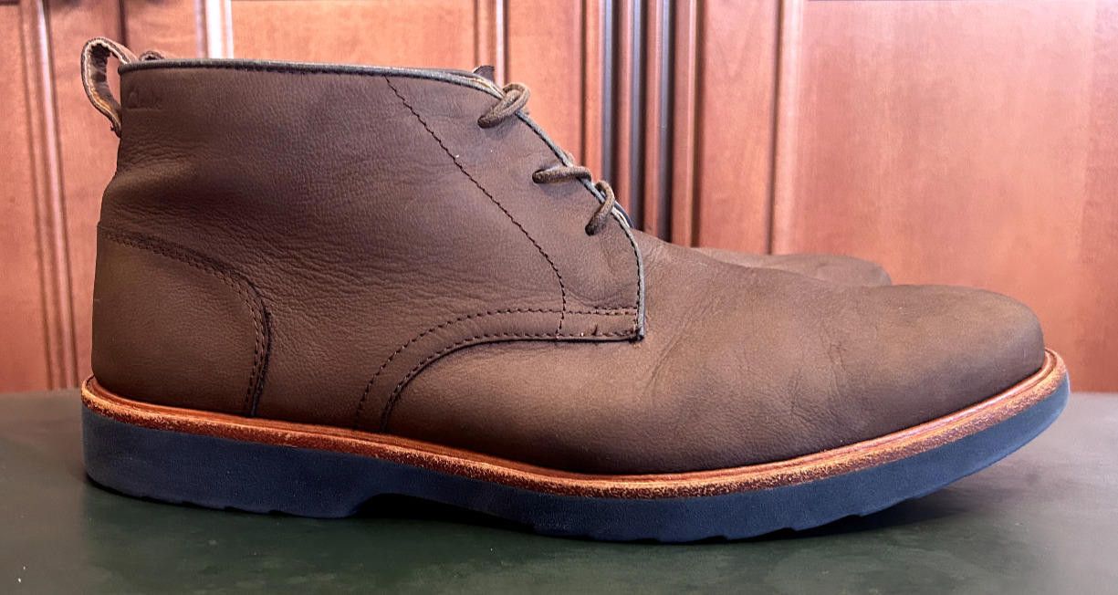 Clarks CLARKS Men's FULHAM HI BROWN LEATHER BOOTS #67498 SIZE 9.5 Size US 9.5 / EU 42-43 - 2 Thumbnail
