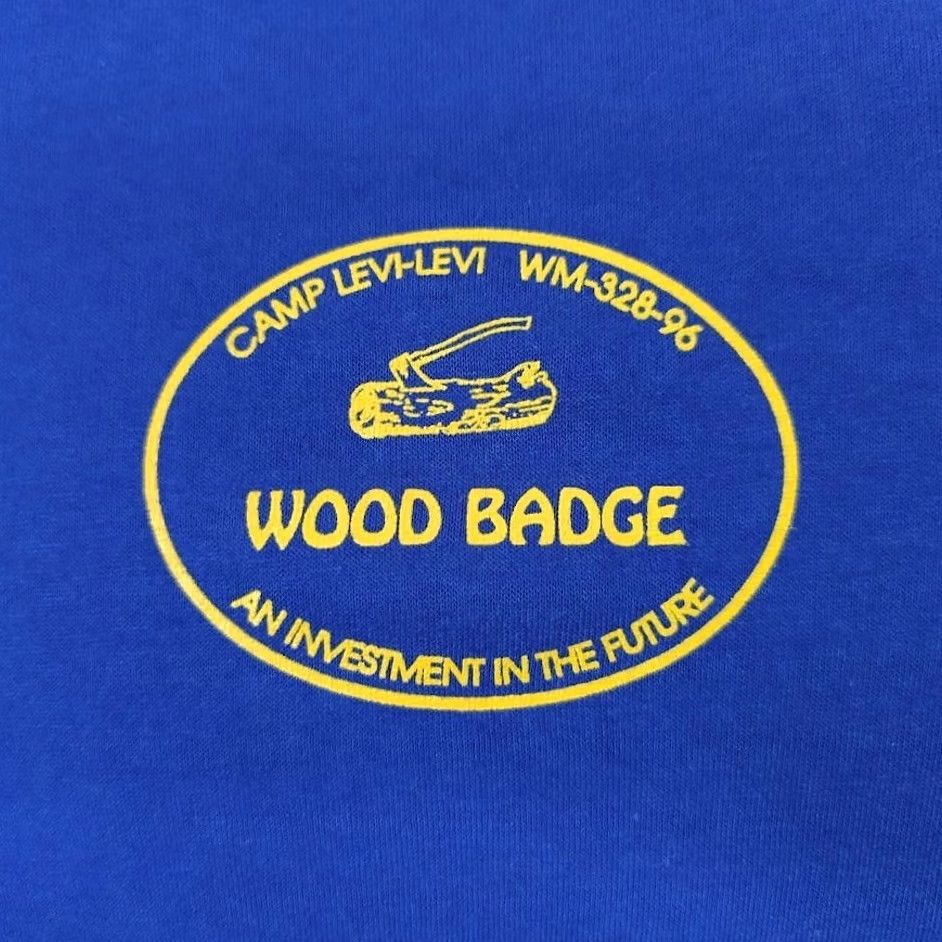 Vintage VINTAGE Boy Scouts T Shirt Mens Size Large Blue 90s Wood Badge Made In USA Size US L / EU 52-54 / 3 - 2 Thumbnail