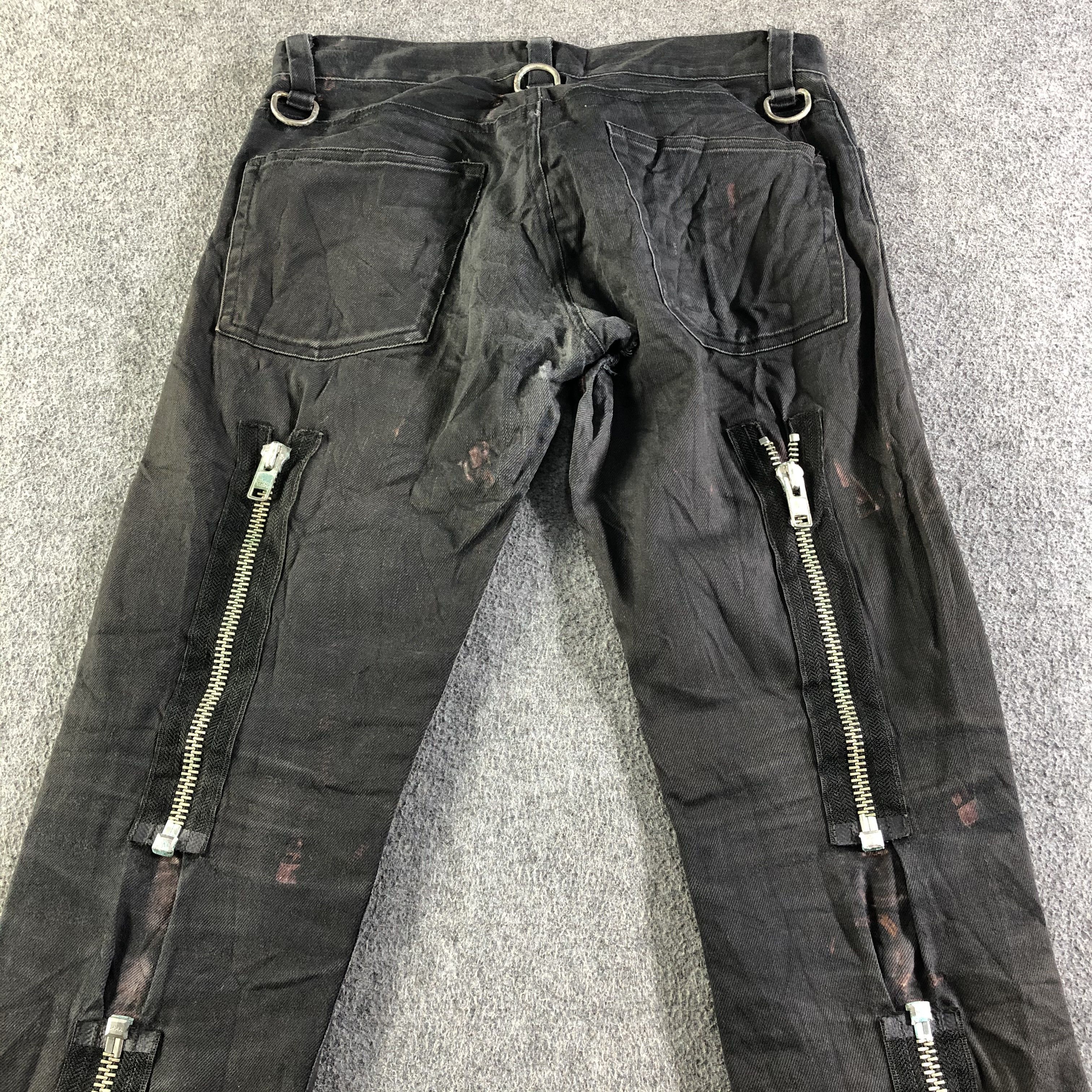 Nozomi Ishiguro Vintage Nozomi Ishiguro Bondage Jeans-J4552 Size US 30 / EU 46 - 4 Thumbnail