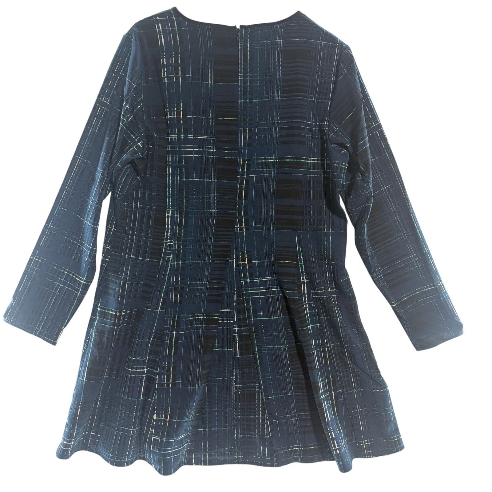 Vera Wang Simply Vera Vera Wang Dress XL Ls A-Line Fit Flare Stretch Size XL / US 12-14 / IT 48-50 - 3 Thumbnail
