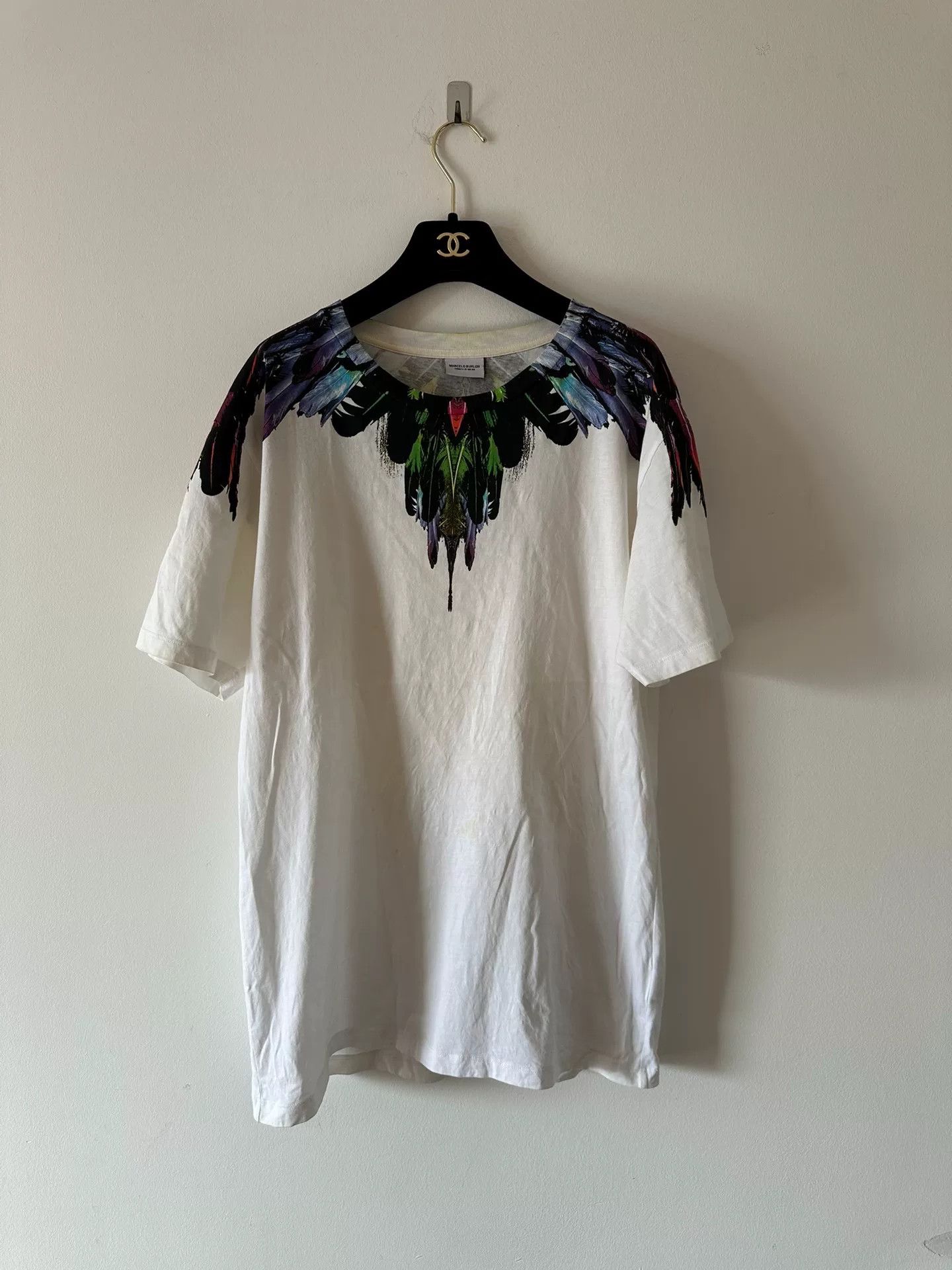 Marcelo Burlon Marcelo Burlon Colorful Wings Short-Sleeve Tee Size US S / EU 44-46 / 1 - 1 Thumbnail