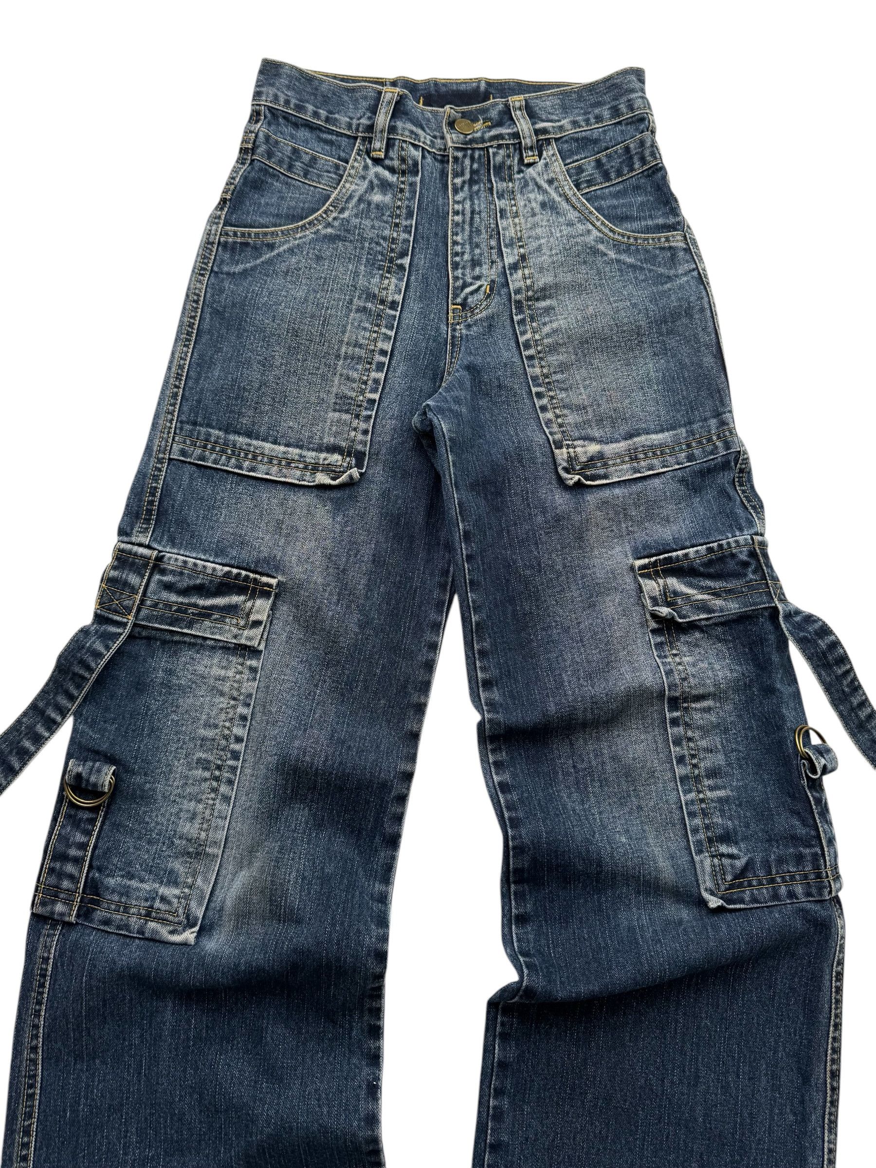 Vintage Vintage Cargo Wide Pants With Bondage W32(V9) Size 26" / US 2 / IT 38 - 2 Thumbnail
