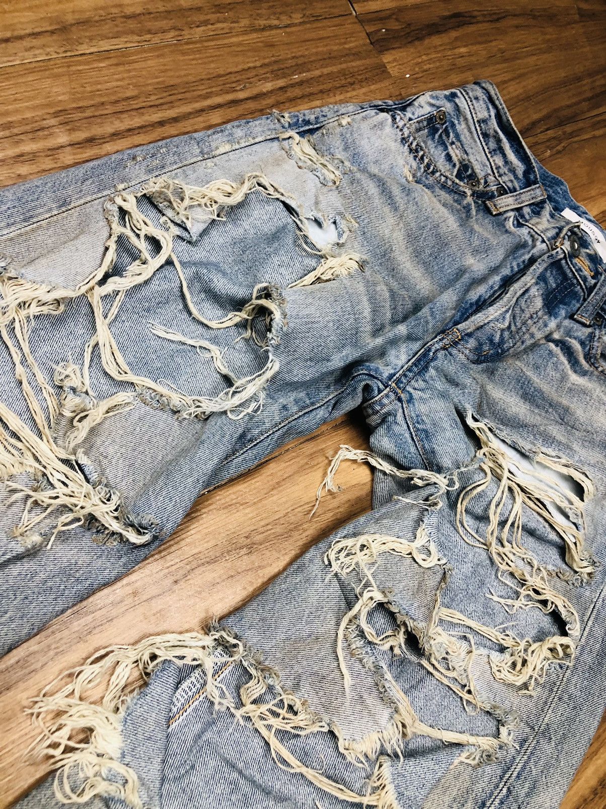 MOUSSY Distressed Moussy Denim Jeans (21) Size 23" - 11 Thumbnail
