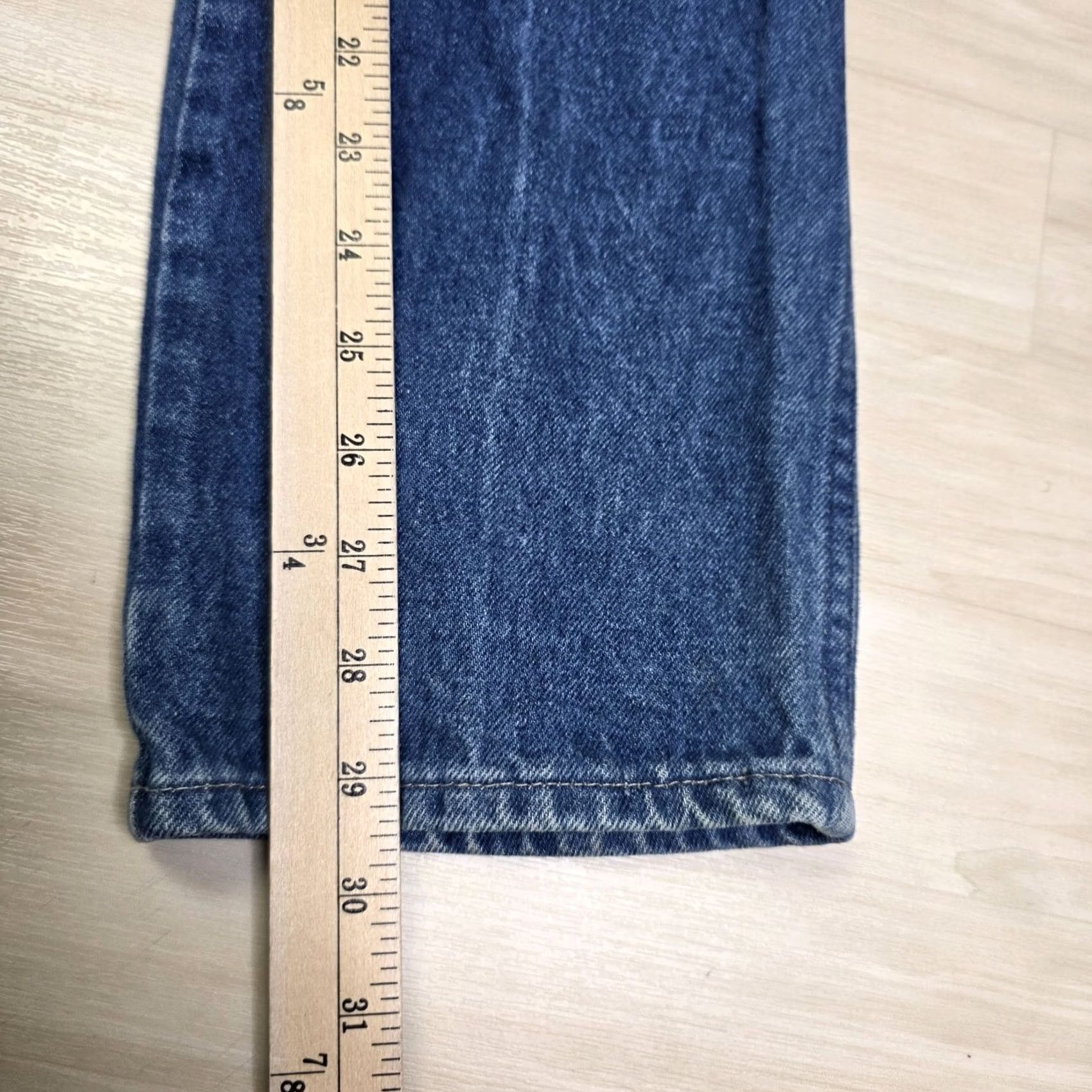 Wrangler VINTAGE Wrangler Jeans High-Rise Tapered 24 x 29 Womens USA 90s Blue Denim Size 42" / US 20 - 7 Thumbnail