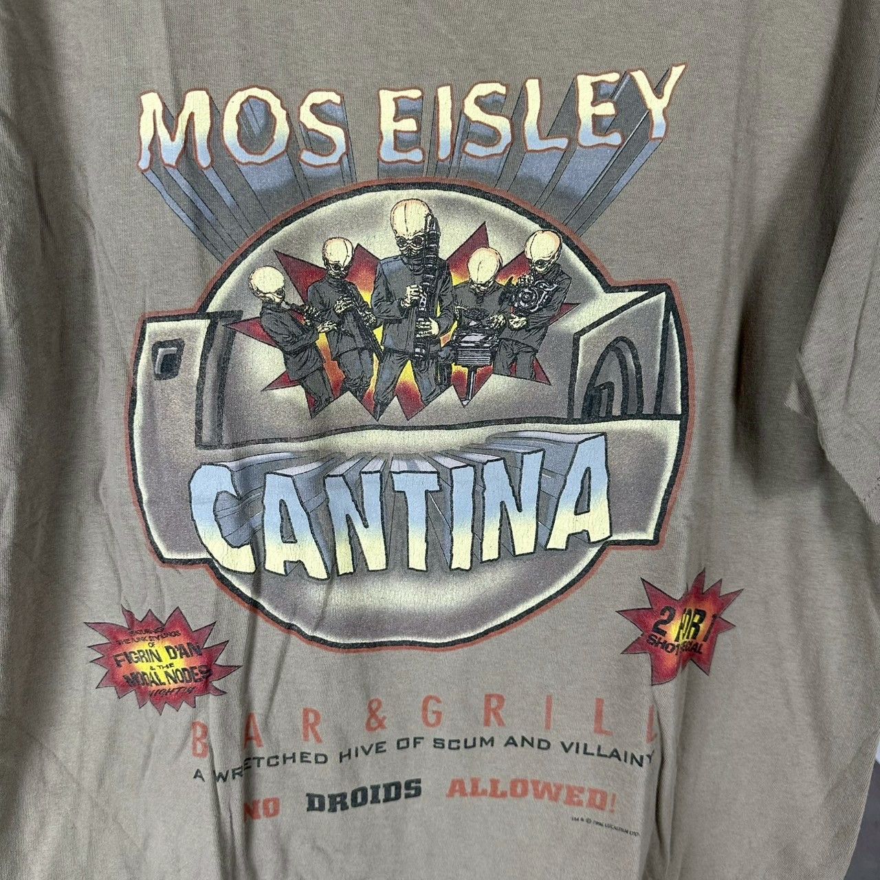 Vintage ​Vintage 1996 Star Wars Mos eisley Cantina Promo T-shirt Size US L / EU 52-54 / 3 - 2 Thumbnail