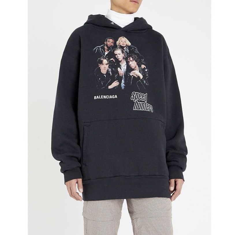 Balenciaga Balenciaga Speedhunters Oversized Double Layer Hoodie Size US XS / EU 42 / 0 - 1 Thumbnail