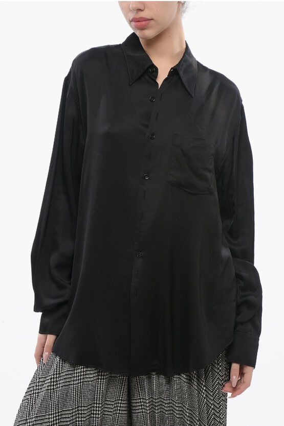 MM6 Viscose Cut Out Shirt