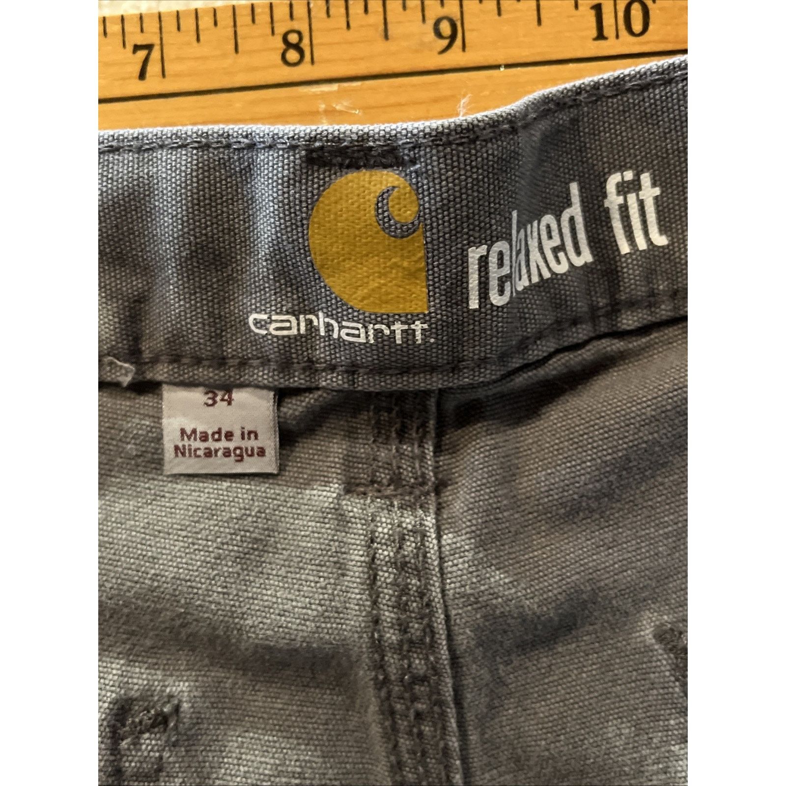 Carhartt Carhartt Canvas Shorts Men’s 34 Gray Relaxed Fit Workwear Size US 34 / EU 50 - 10 Thumbnail
