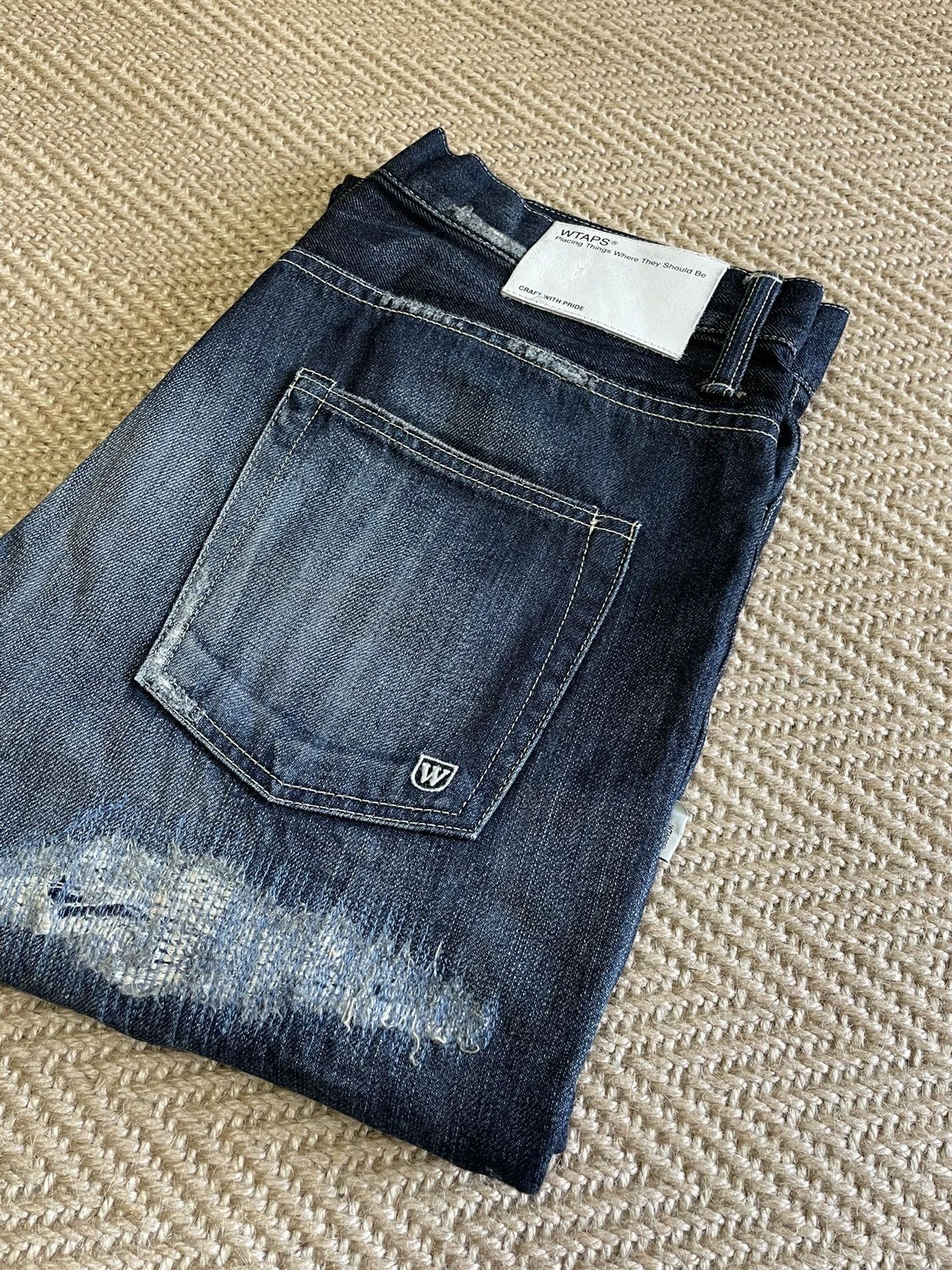 Wtaps Blue Distressed Denim Jeans Size 32 Size US 32 / EU 48 - 7 Thumbnail