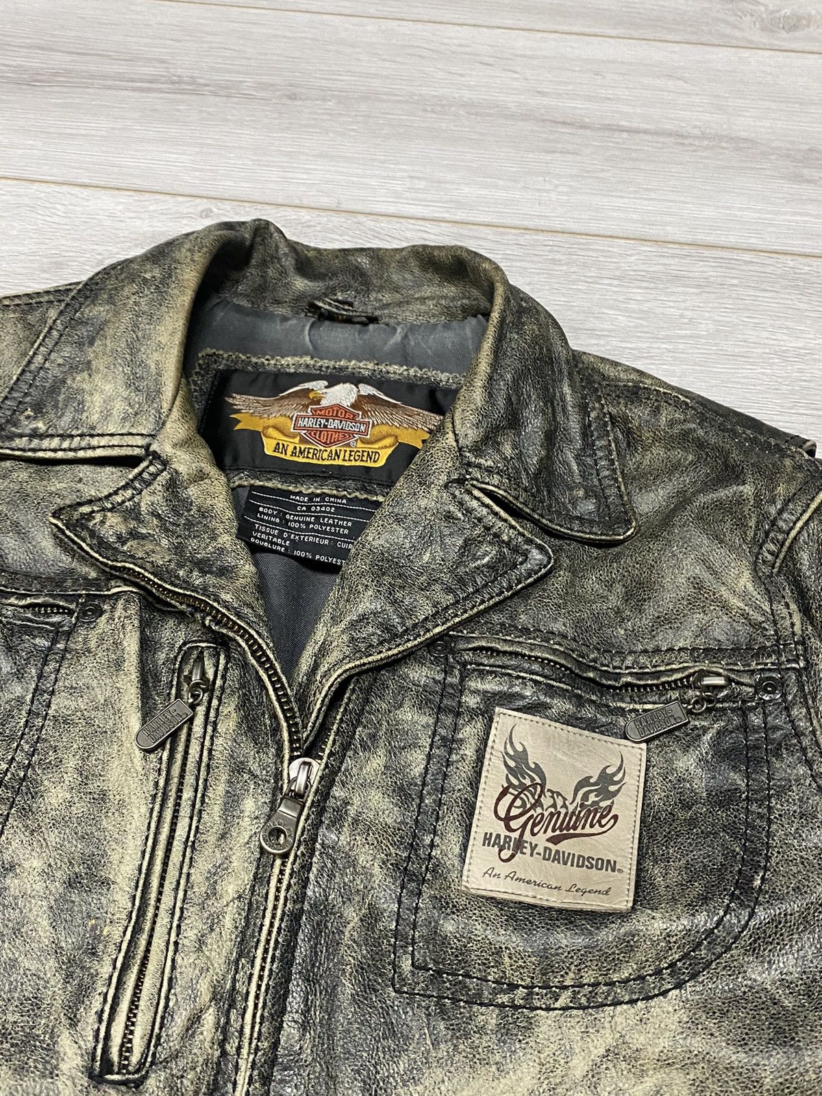 Harley Davidson Harley Davidson vintage big logo racing moto jacket Size US M / EU 48-50 / 2 - 5 Thumbnail