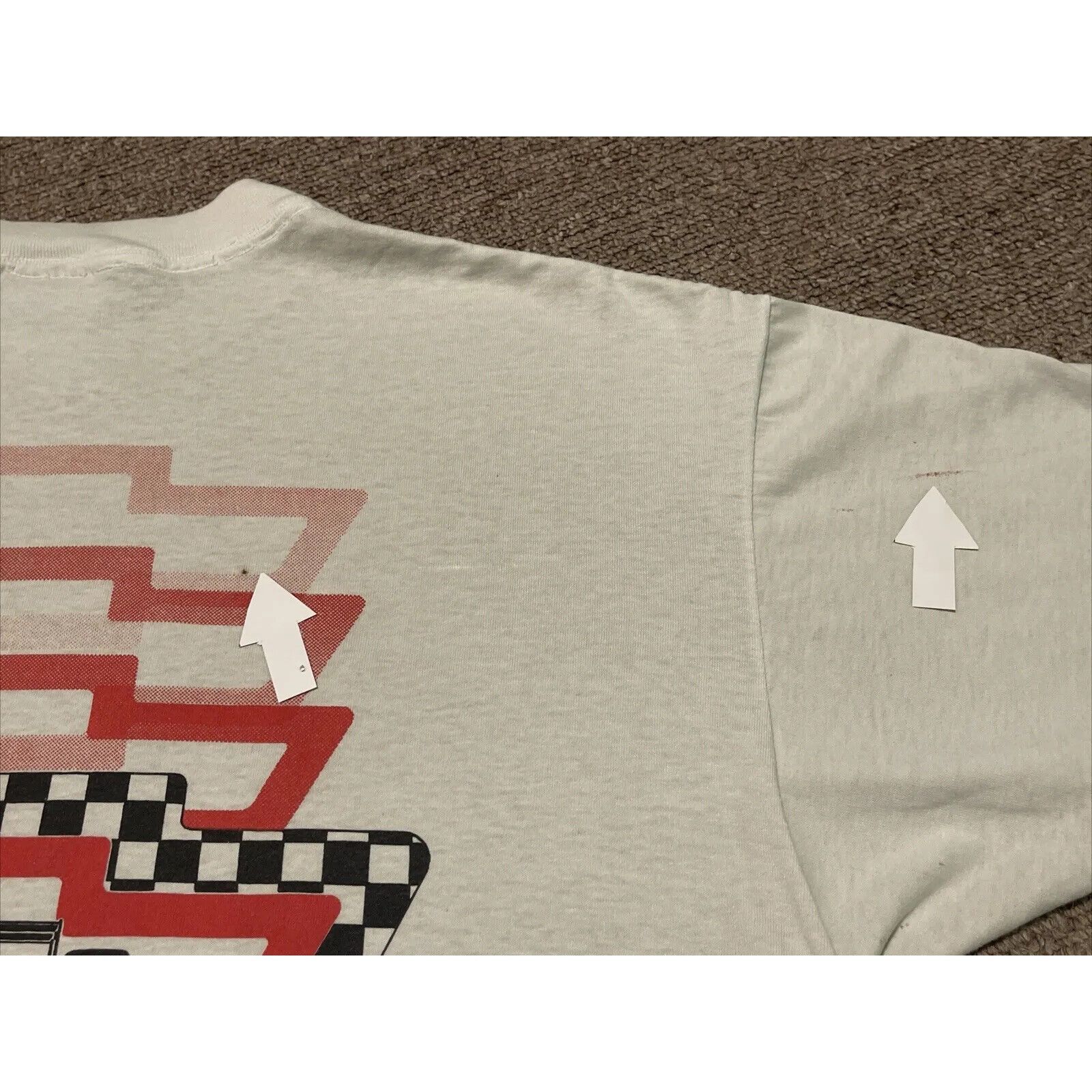 Delta Vintage 80's XL Chevy Indianapolis INDY Raceway Nascar Singl Size US XL / EU 56 / 4 - 8 Thumbnail