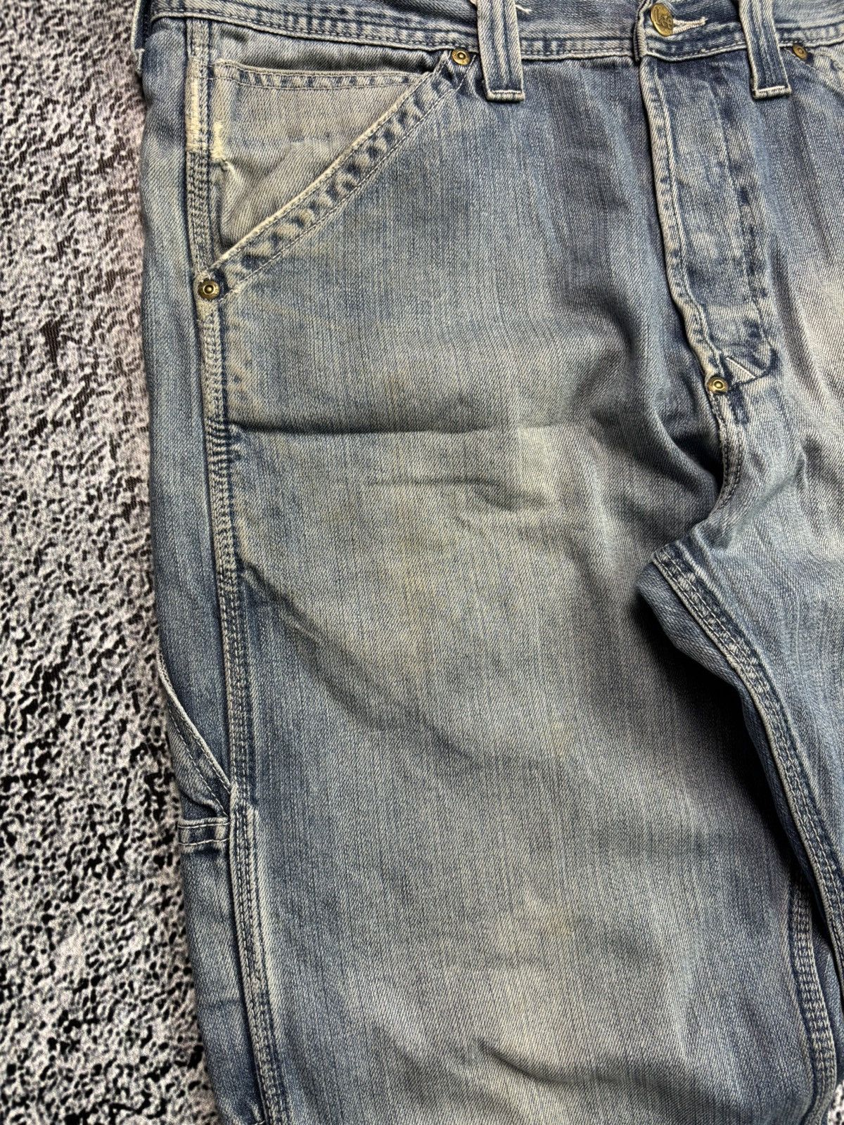 Lee × Vintage Distressed baggy 90s Lee denim jeans y2k skate style Size US 36 / EU 52 - 7 Thumbnail